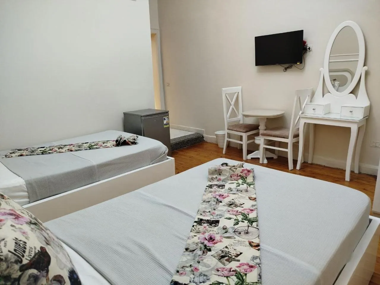 Bed in columbia sky city hotel