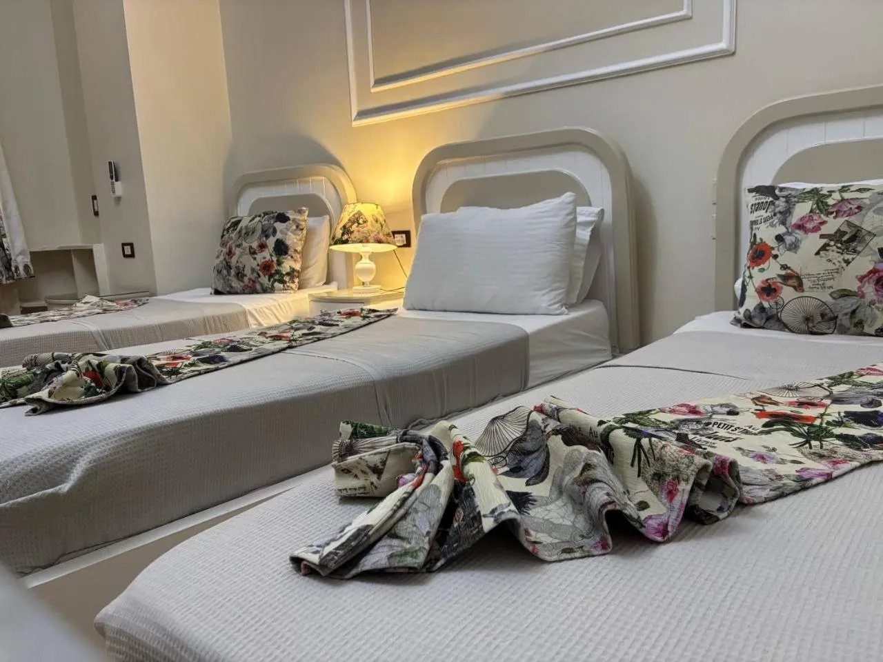 Bed in columbia sky city hotel