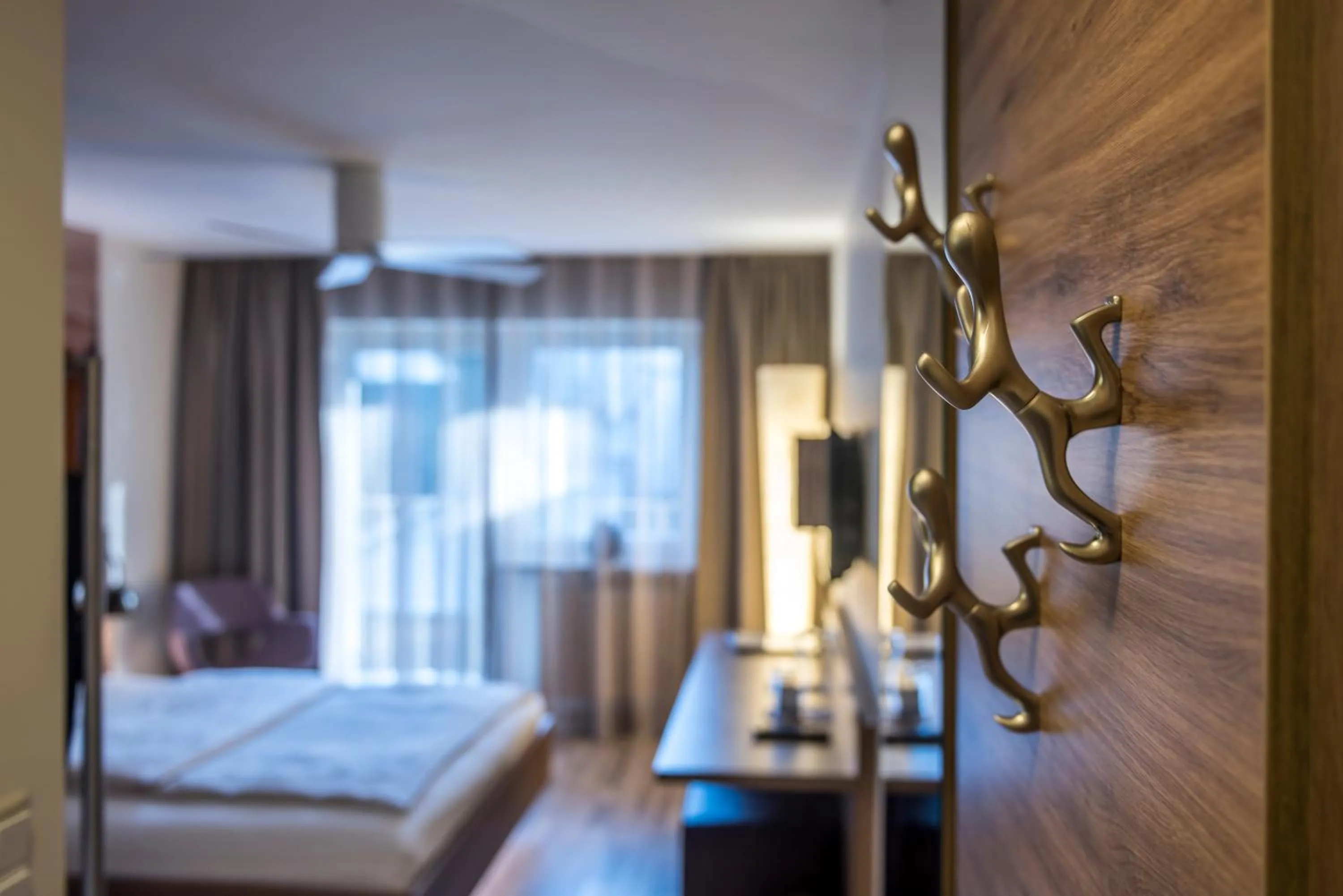 Decorative detail, Bed in Bavaria Boutique Hotel