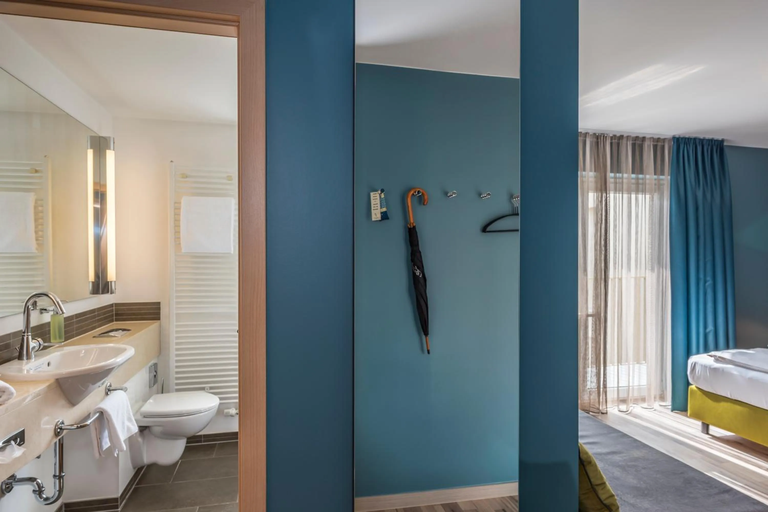 Decorative detail, Bed in Bavaria Boutique Hotel