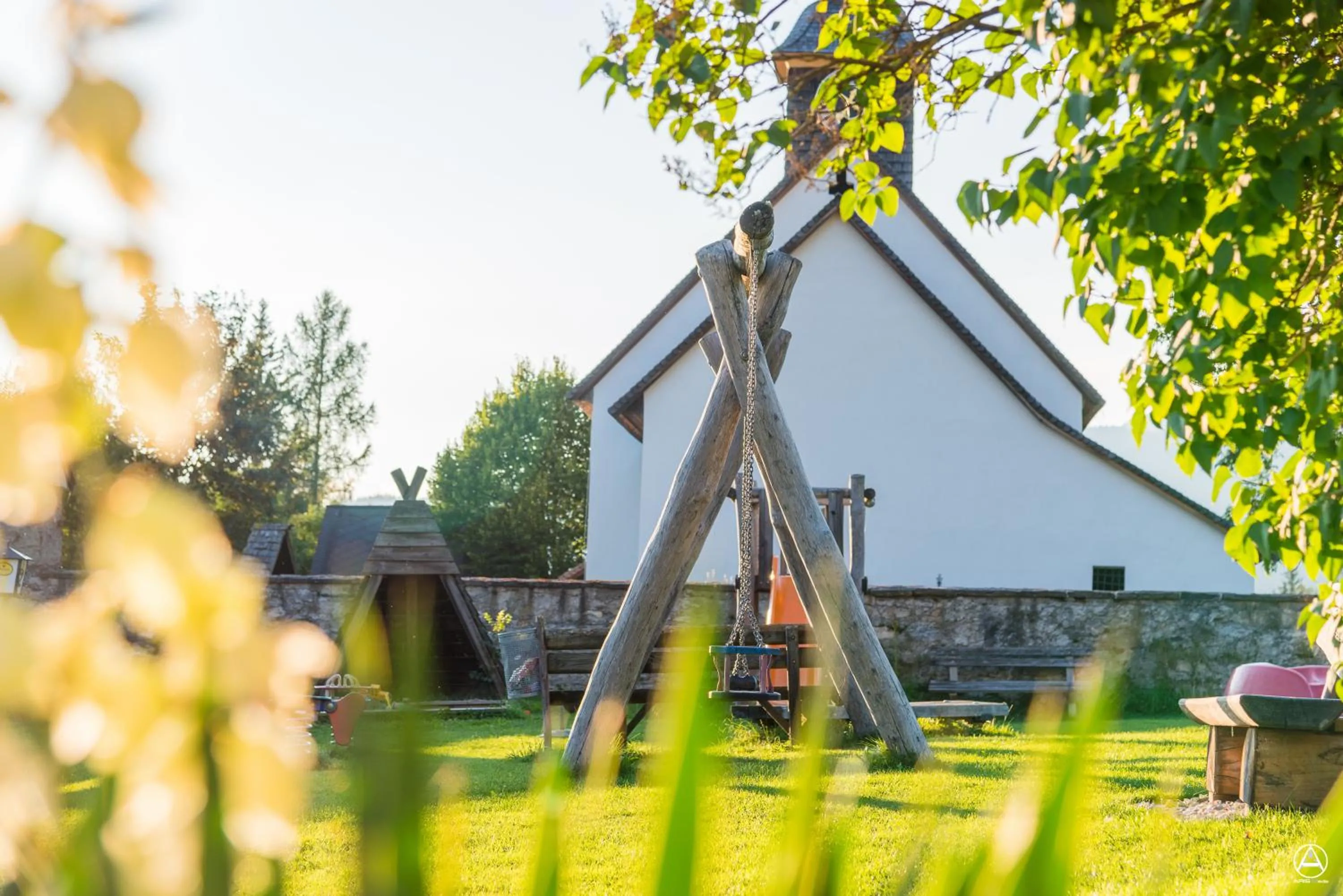 Children play ground in Alpengasthof Moser