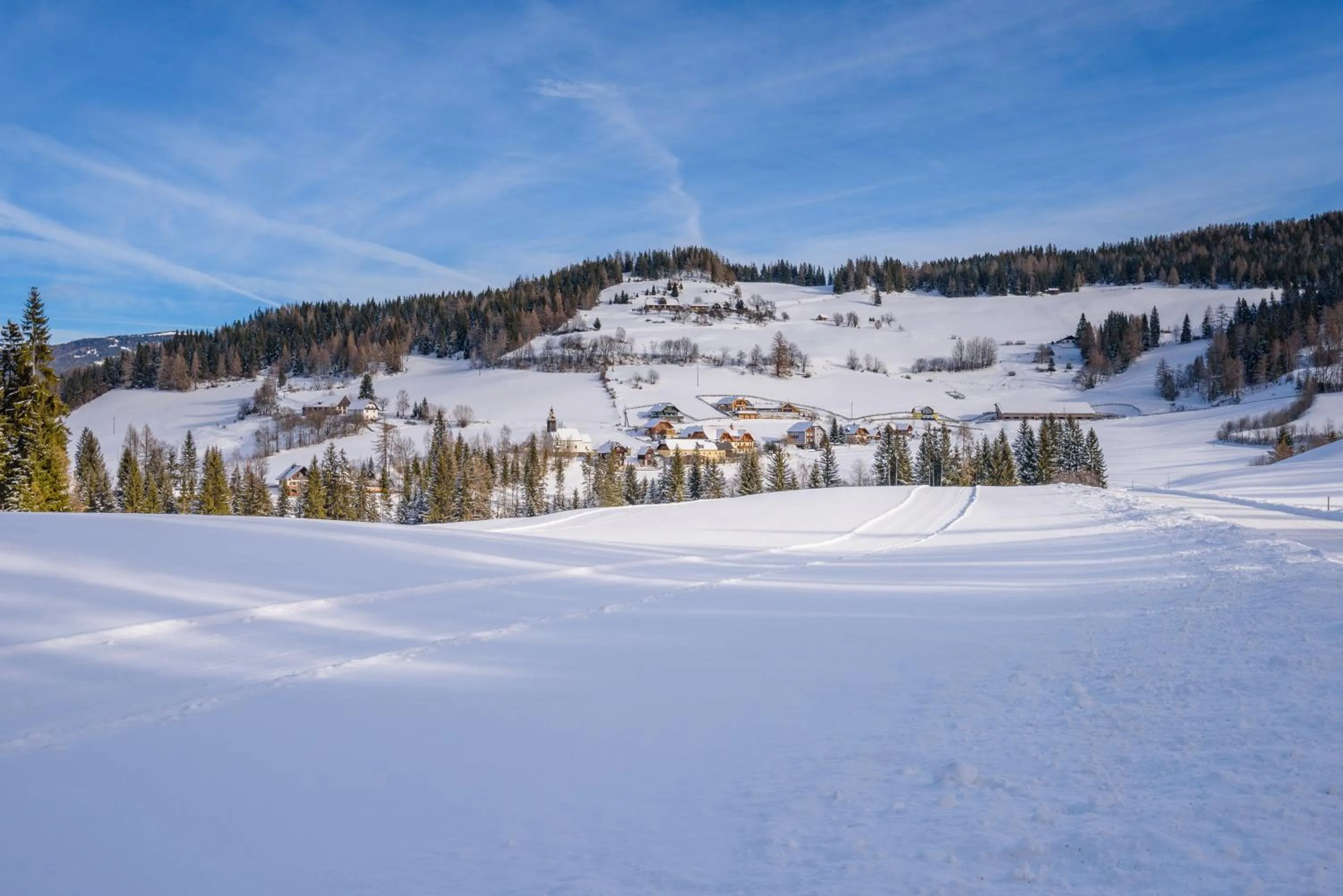 Natural landscape in Alpengasthof Moser