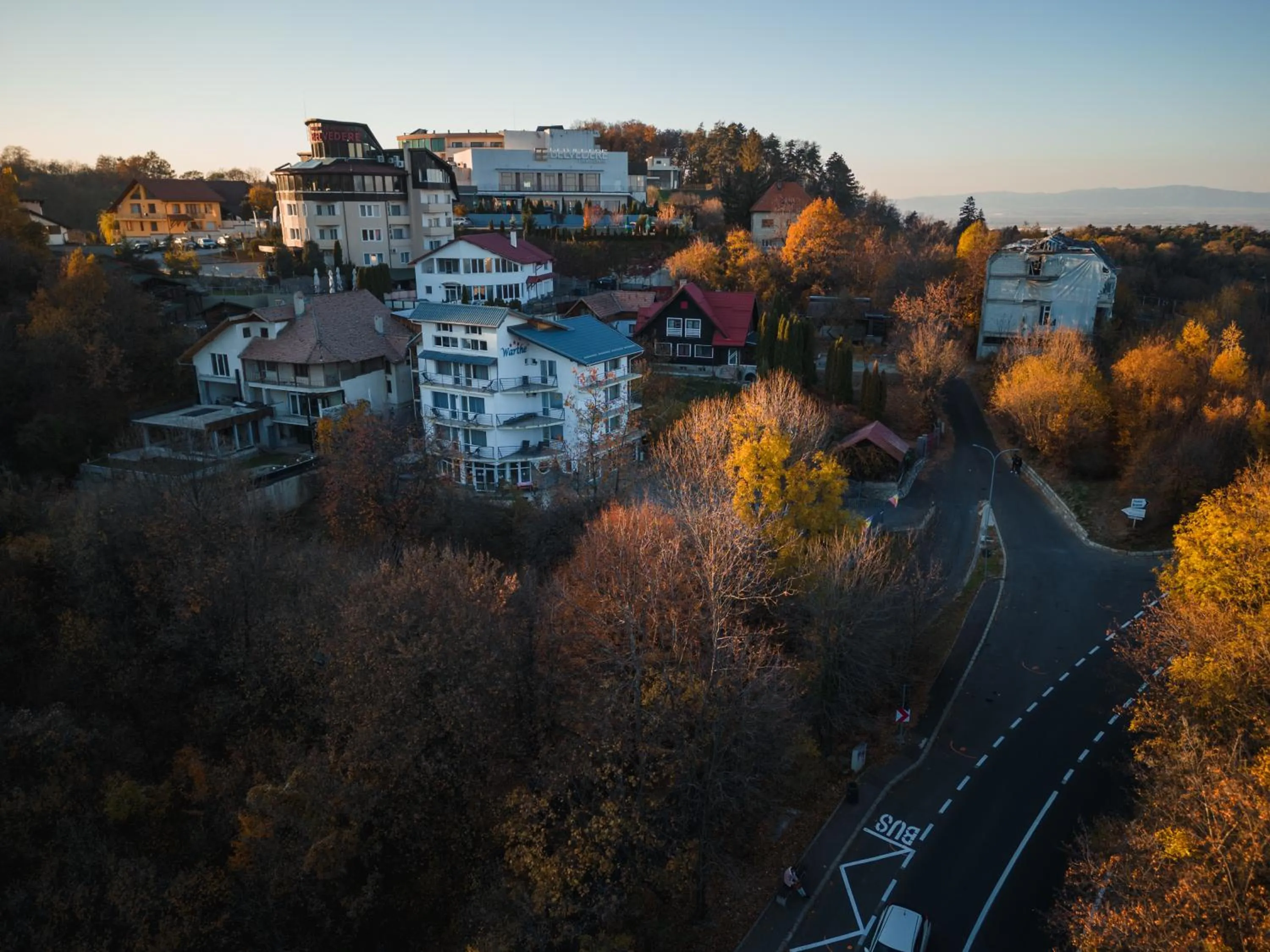 Property building in Pensiunea Warthe Bed & Breakfast