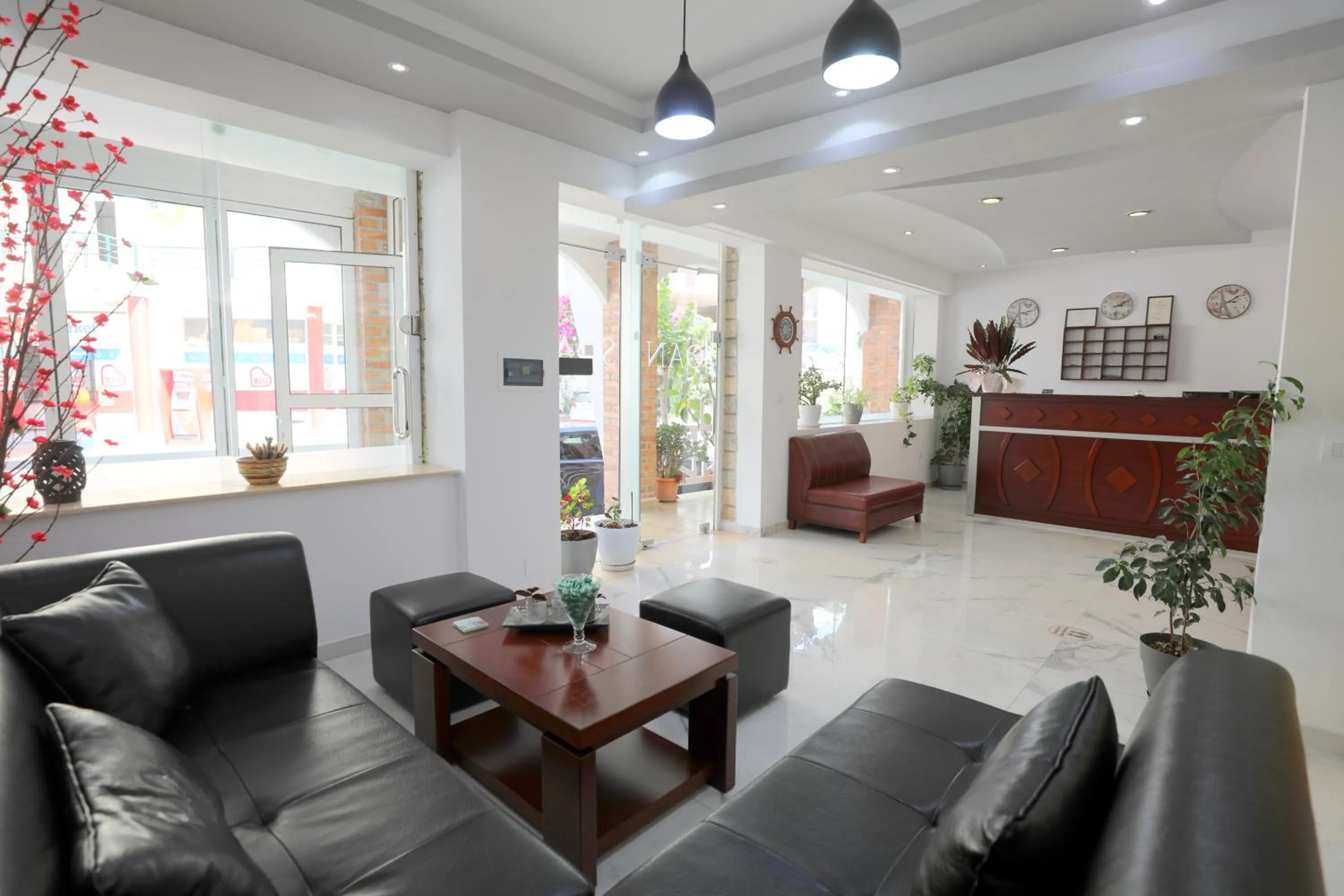 Seating area in Hotel Soan