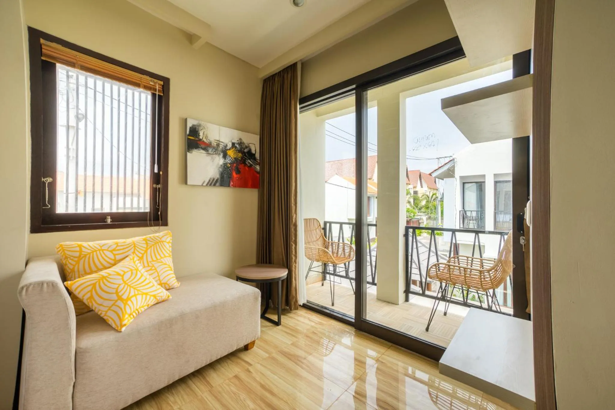 Living room in Little Nuts Villas