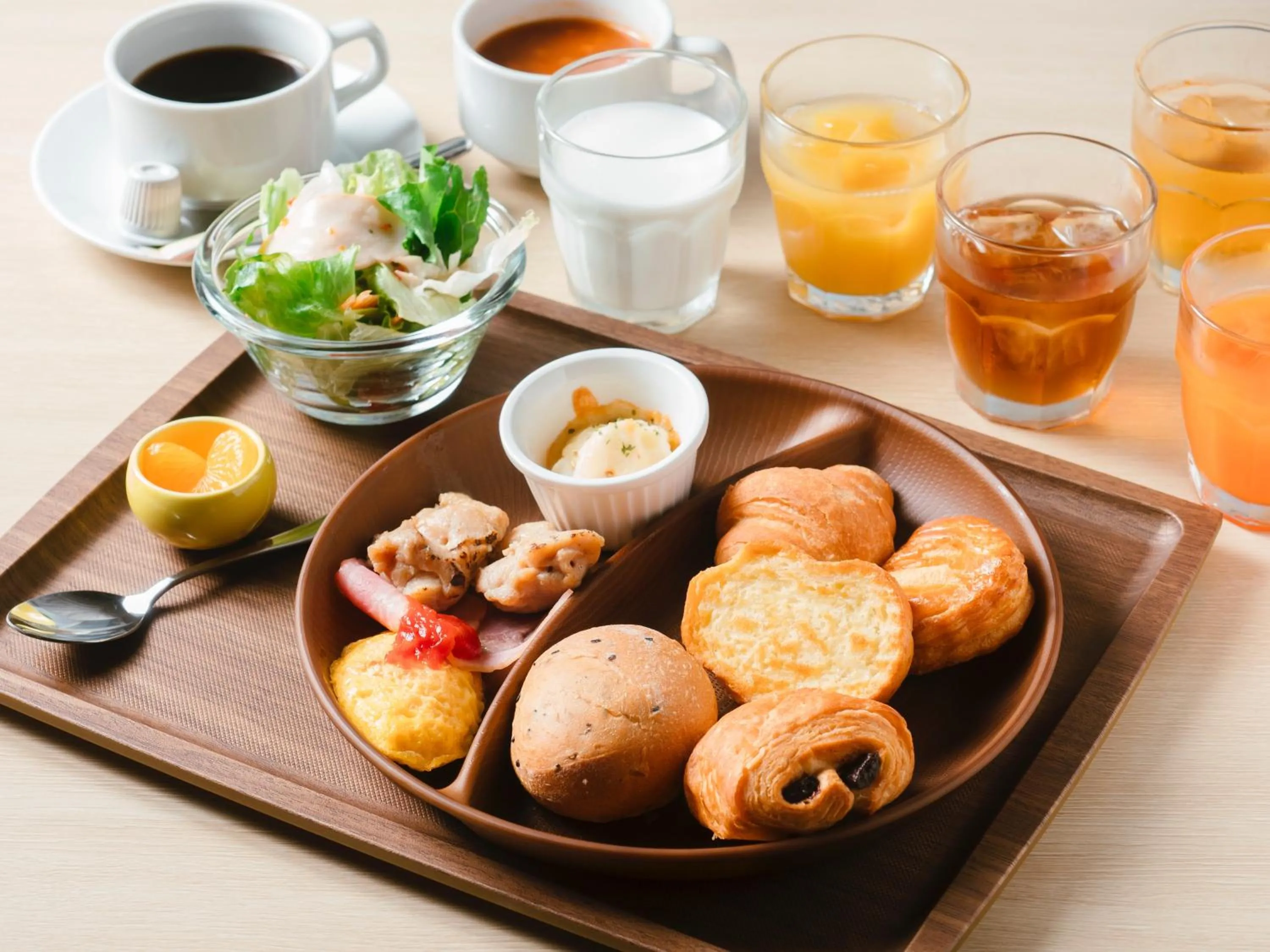 Breakfast in HOTEL AreaOne KoshikiIsland
