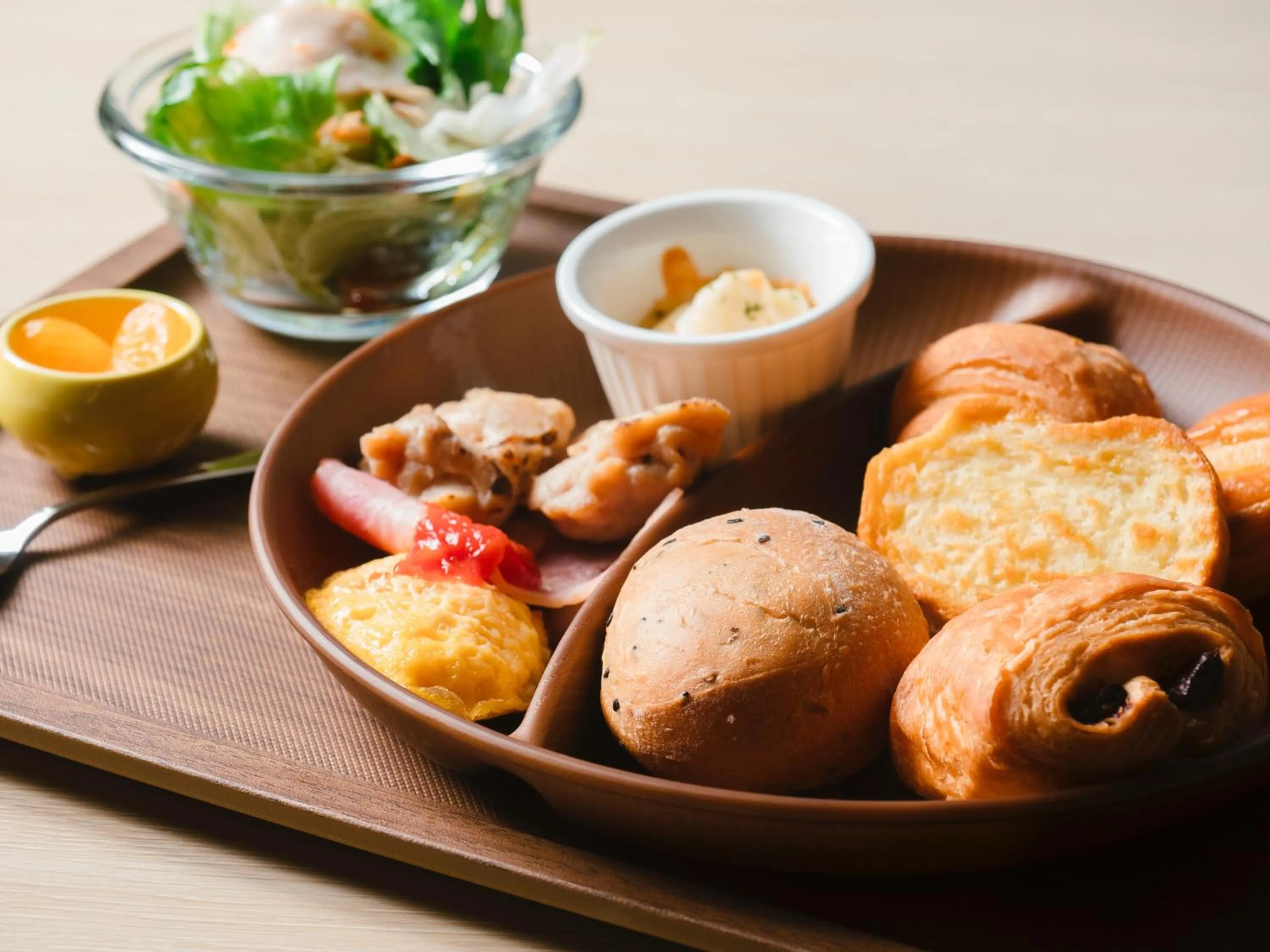 Breakfast in HOTEL AreaOne KoshikiIsland