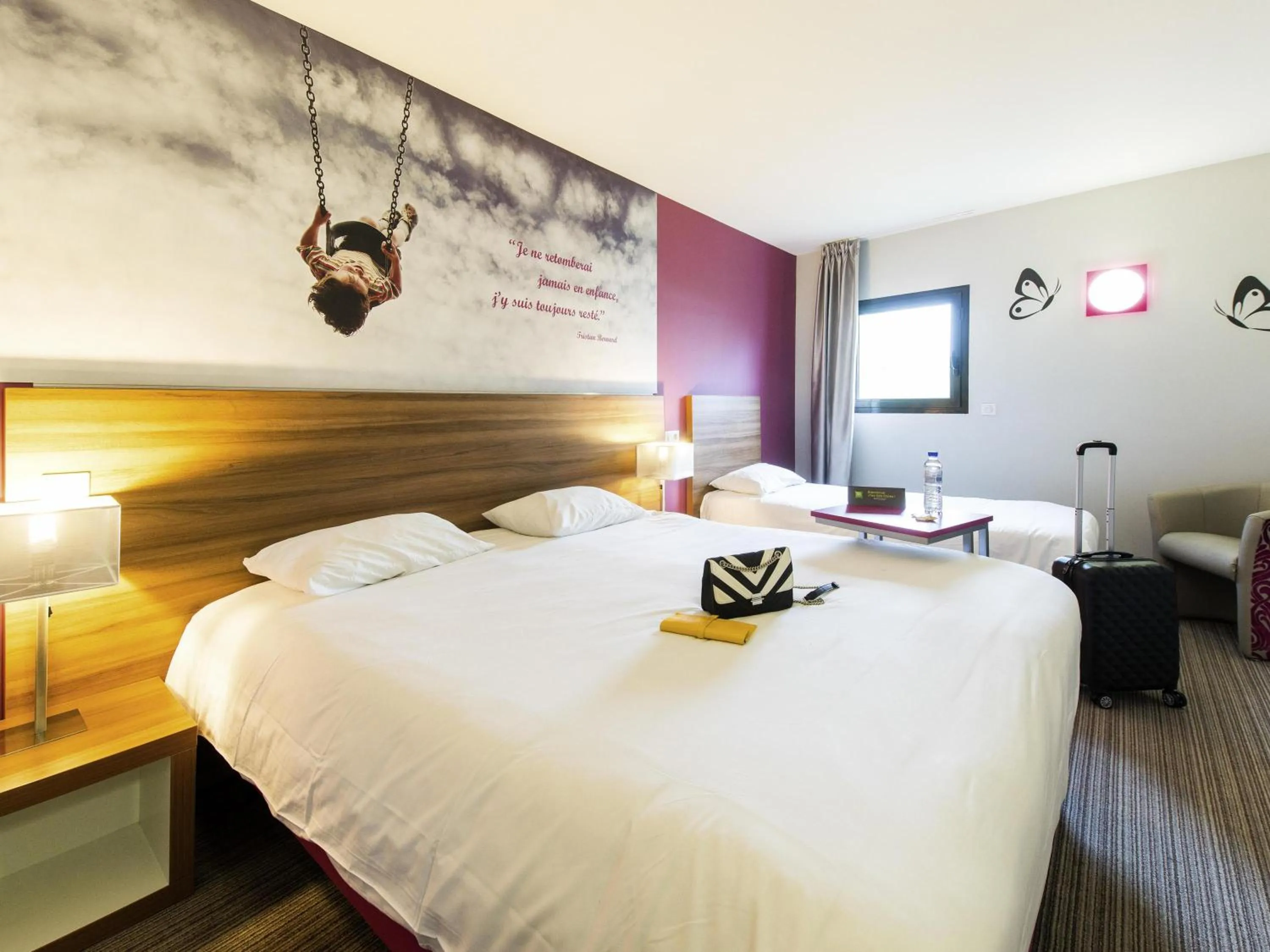 Bedroom, Bed in ibis Styles Castres