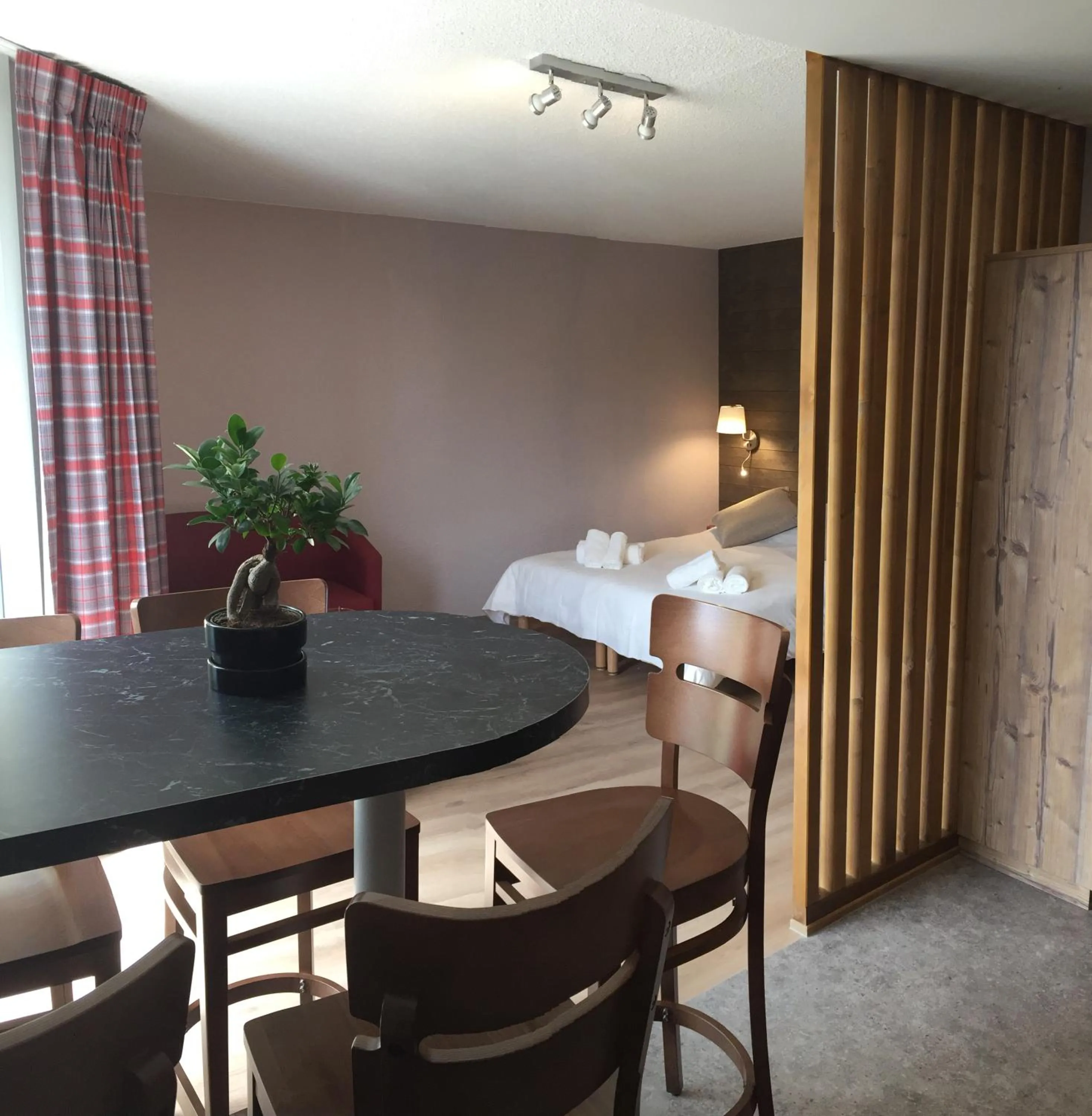 Photo of the whole room, Bed in Village Vacances Le Tarbesou - Pied de piste station Ax 3 Domaines