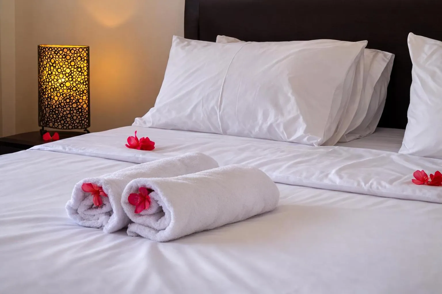 Bed in Lumiere Hotel Gili Trawangan