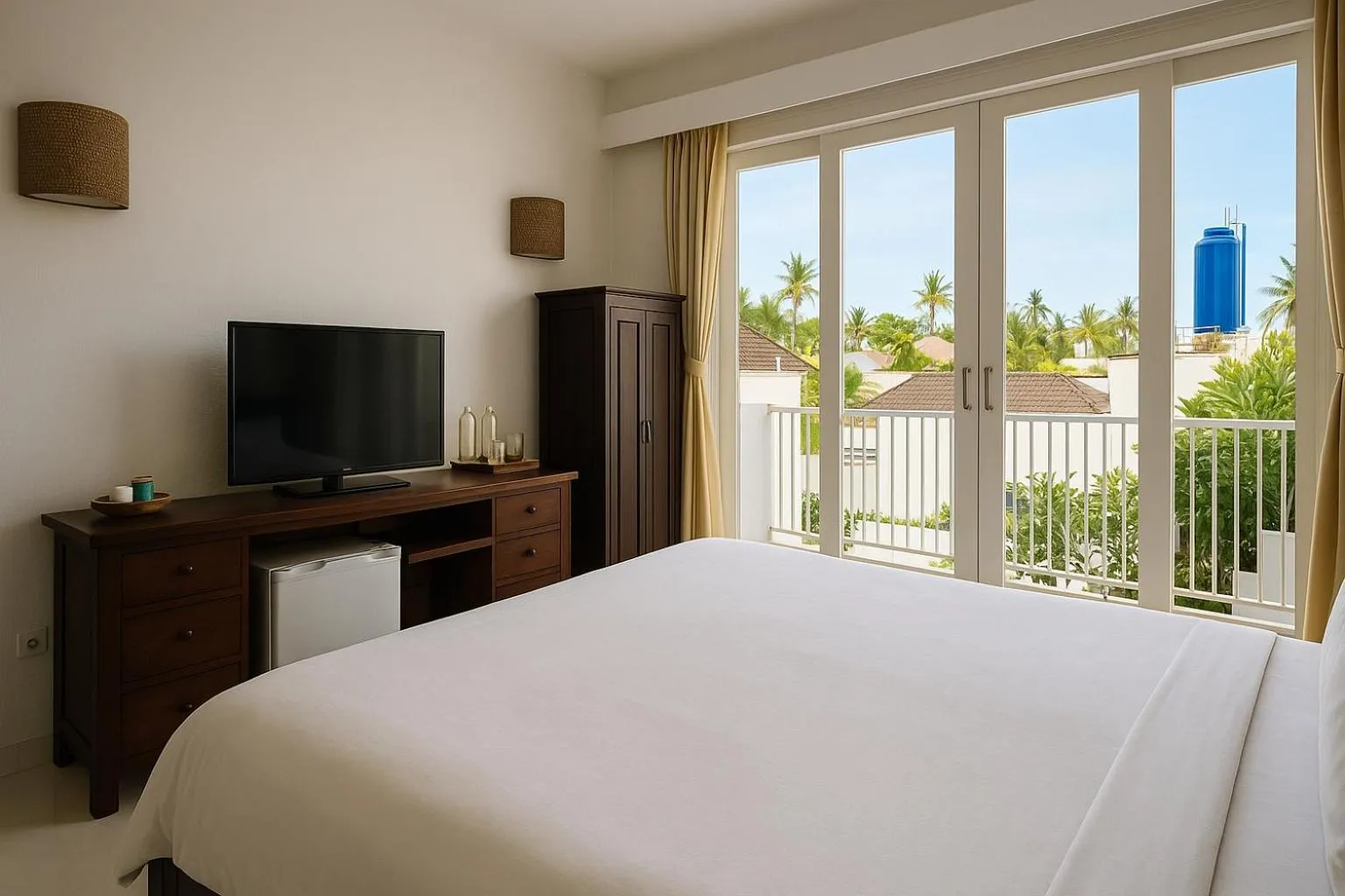 Bed in Lumiere Hotel Gili Trawangan