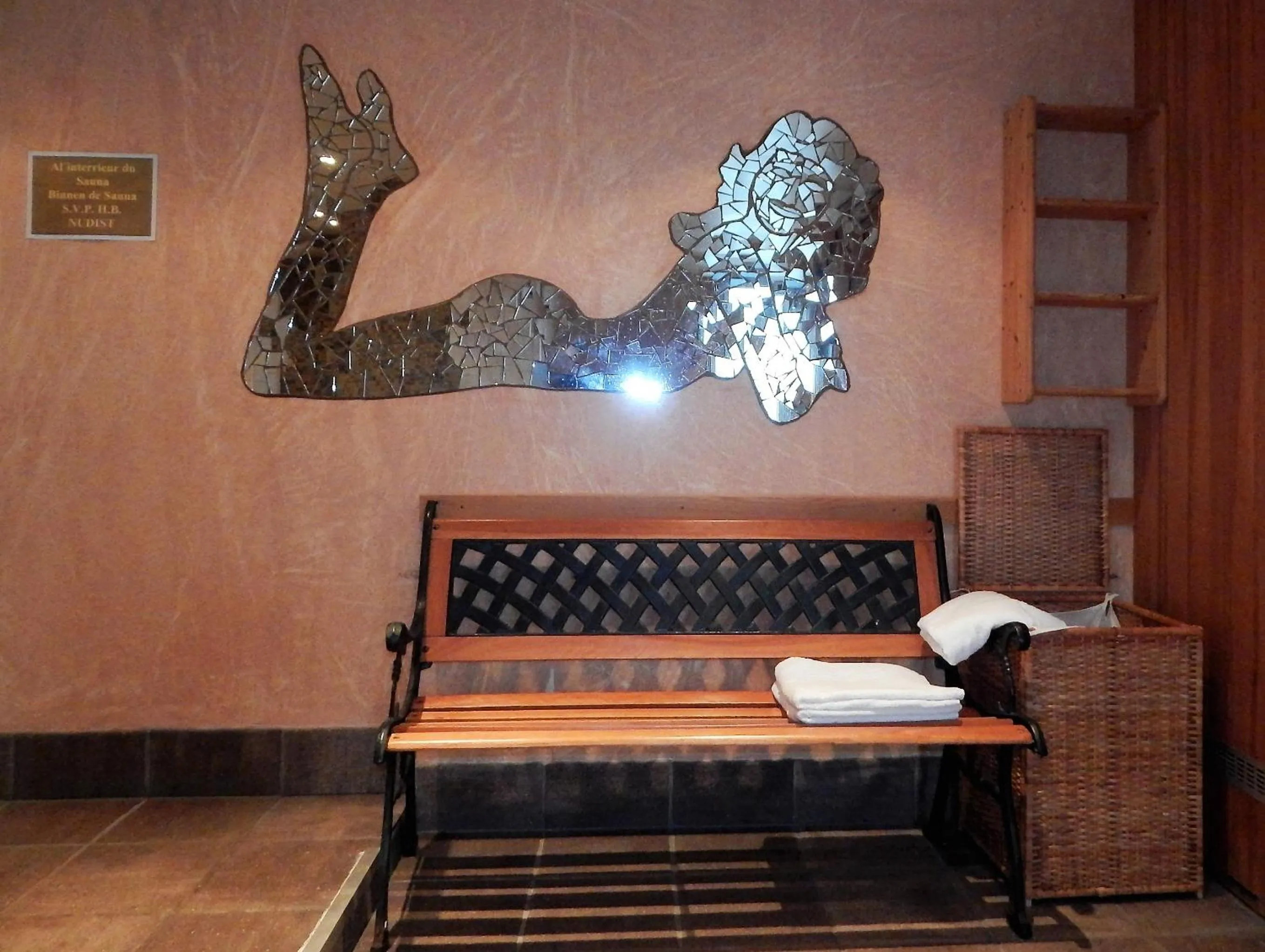 Sauna in Land-gut-Hotel Zum alten Forsthaus - Aufladestation für Elektroautos