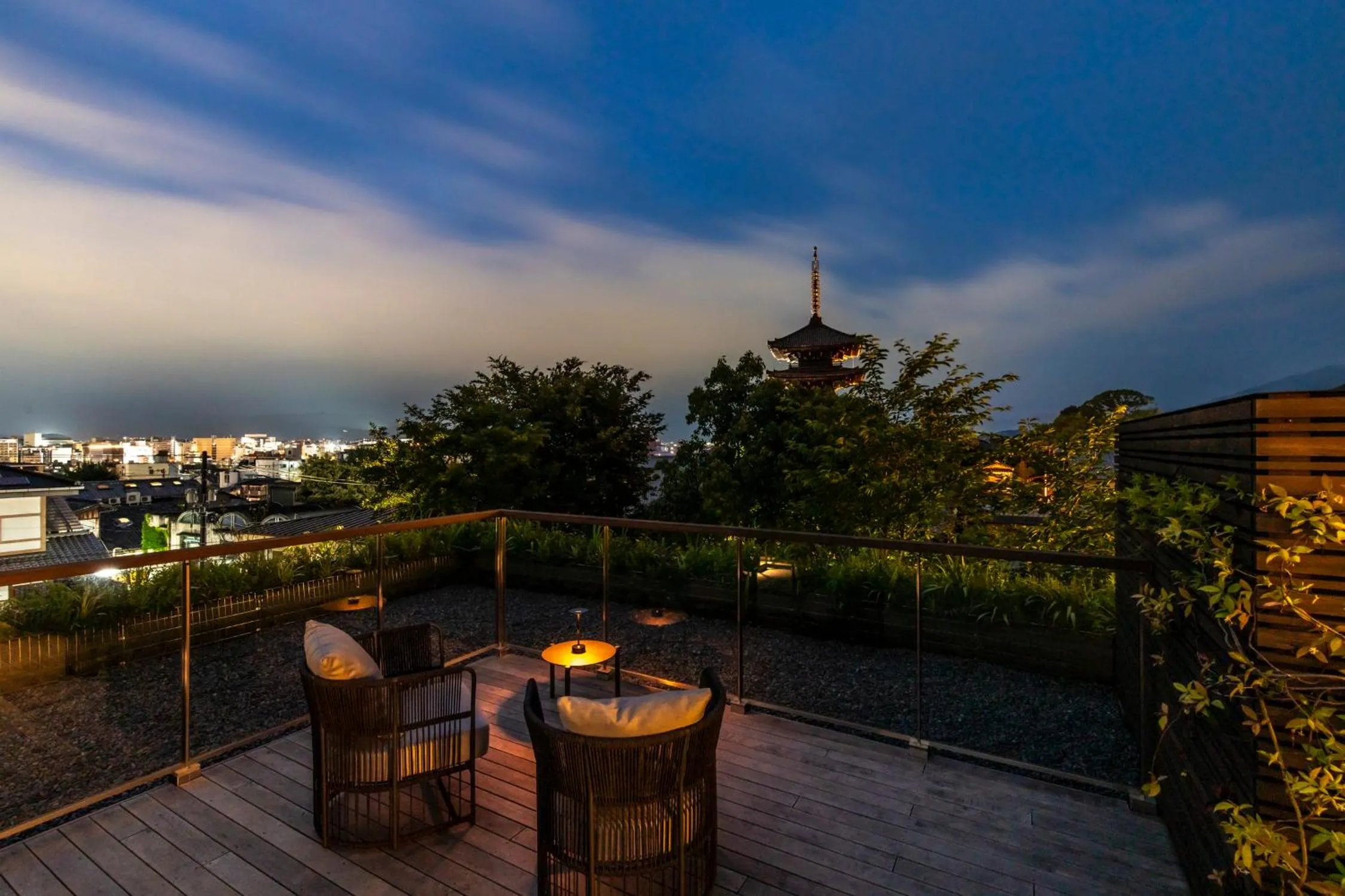 Balcony/Terrace in The Hotel Seiryu Kyoto Kiyomizu - a member of the Leading Hotels of the World-