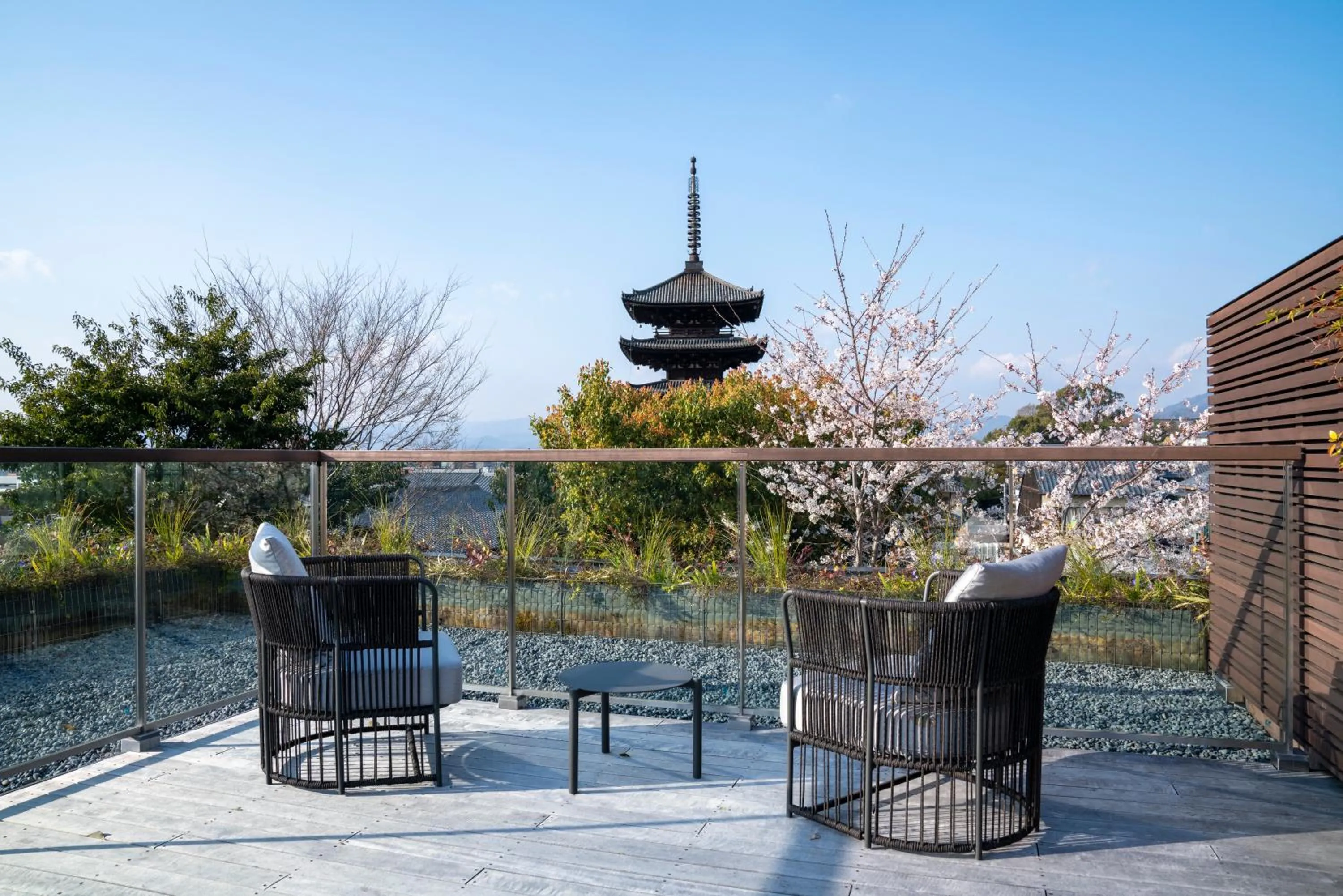 Balcony/Terrace in The Hotel Seiryu Kyoto Kiyomizu - a member of the Leading Hotels of the World-