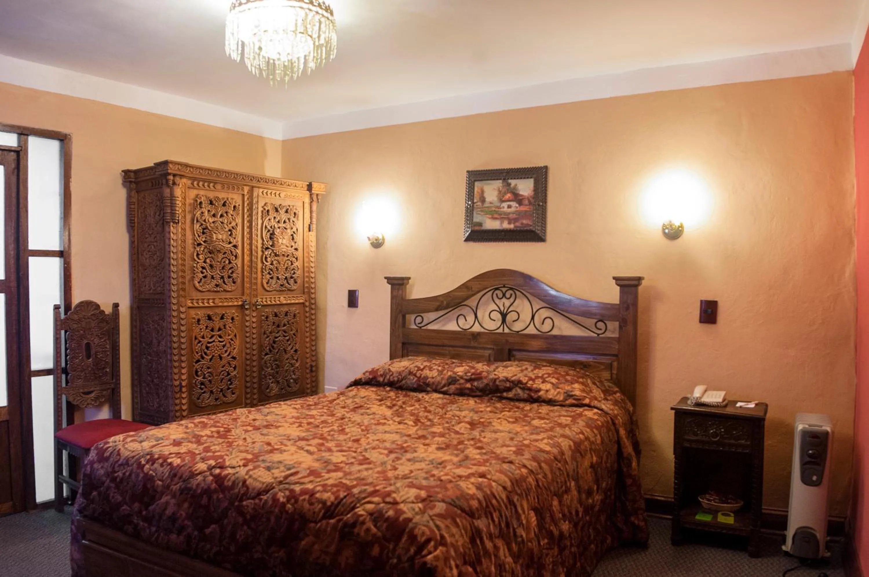 Bed in Hotel Marqueses