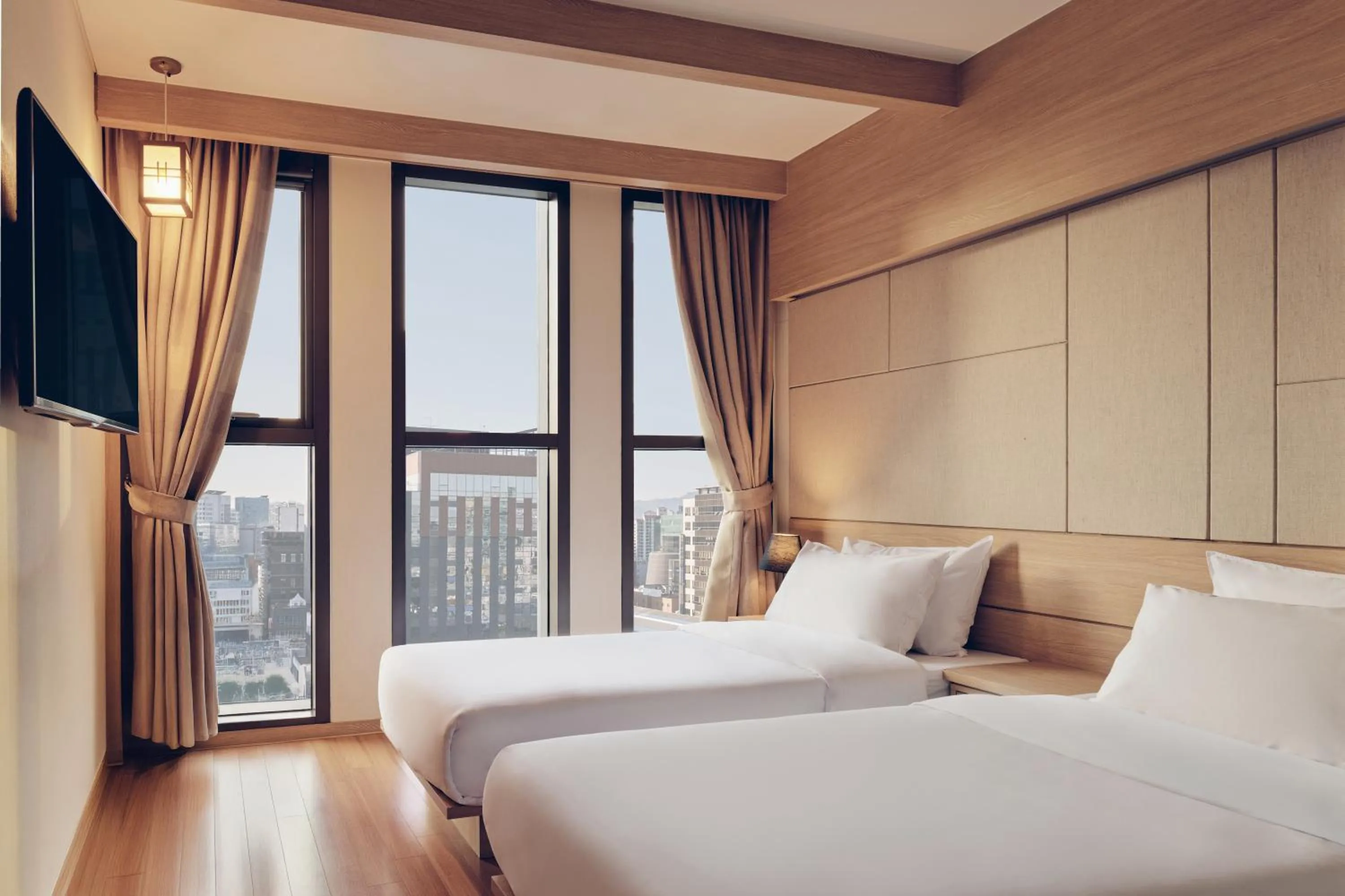 Bed in Hotel POCO Seongsu