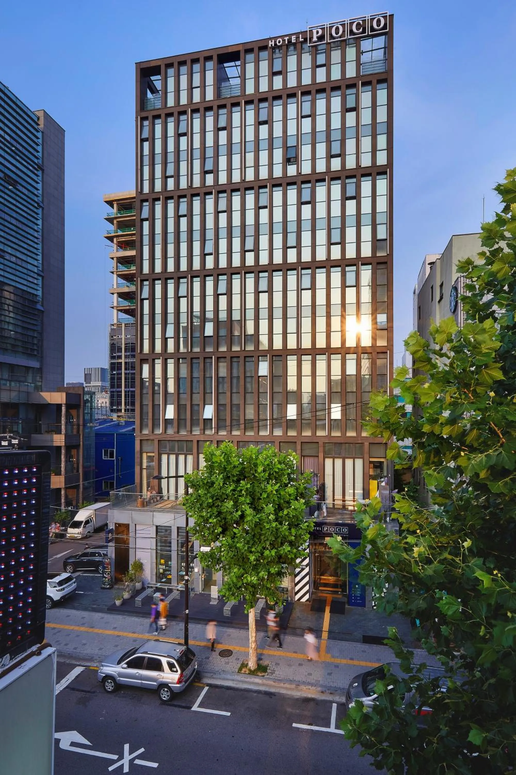 Facade/entrance in Hotel POCO Seongsu