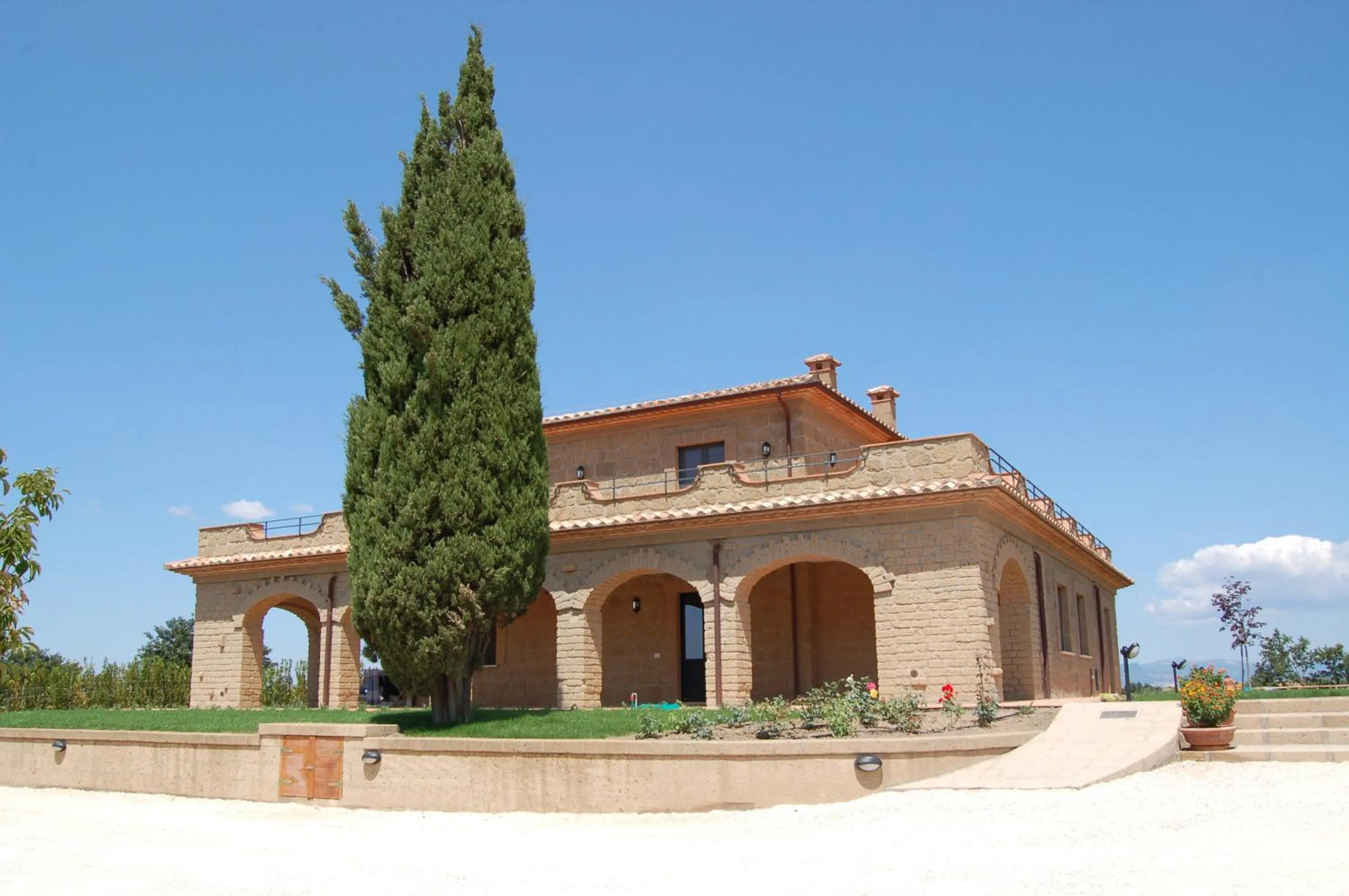 Facade/entrance in Agriturismo Poggio Al Tufo