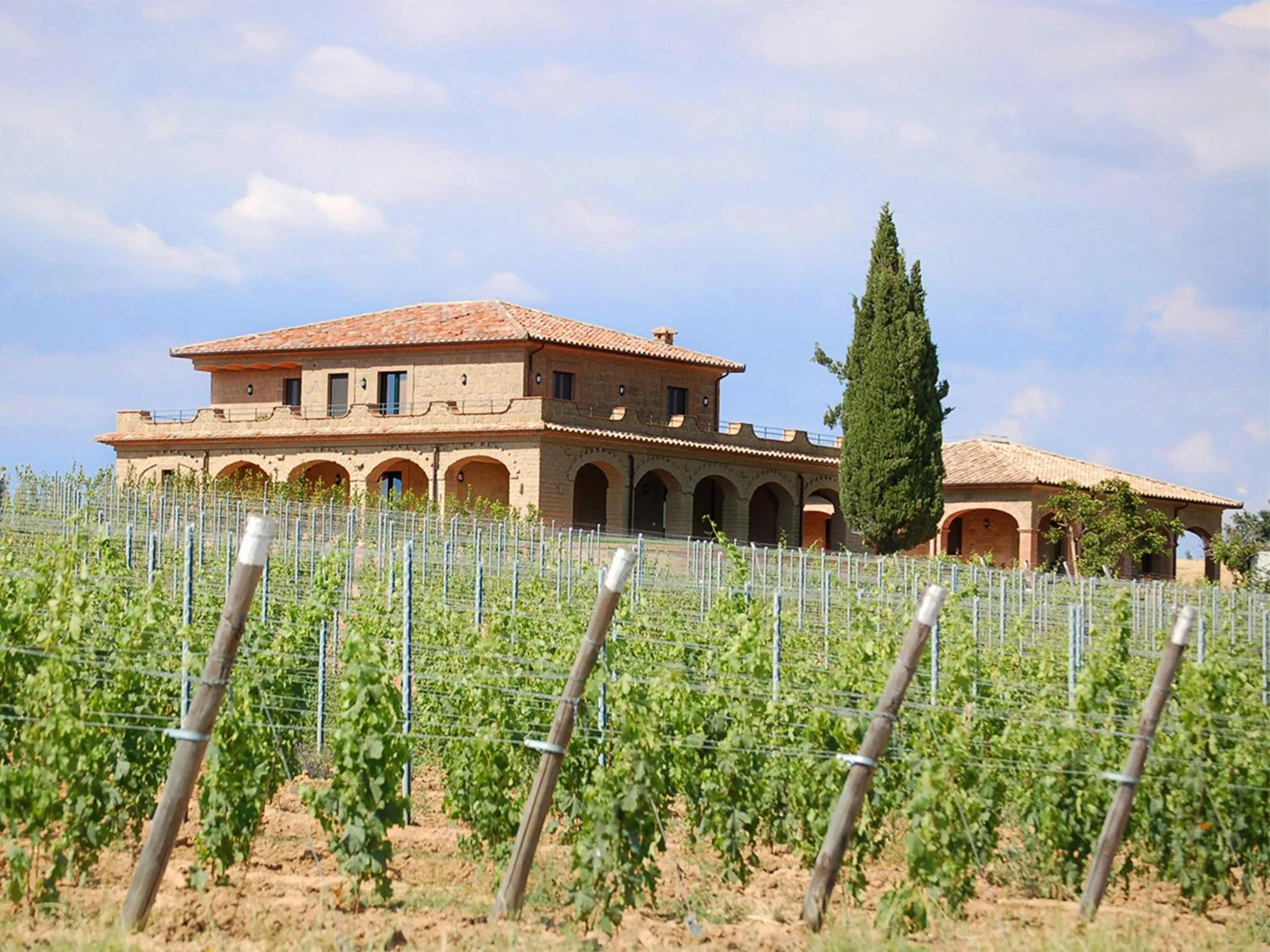 Property building in Agriturismo Poggio Al Tufo