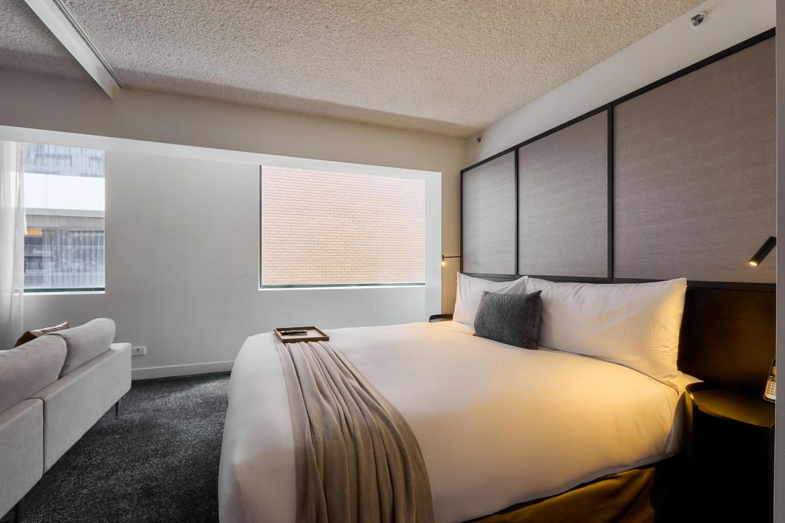 Bedroom, Bed in Lancemore Crossley St. Melbourne