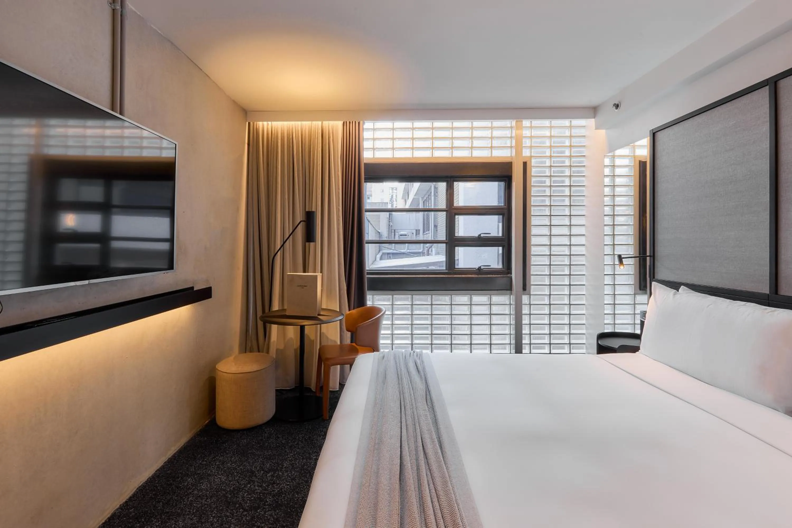 Bedroom, Bed in Lancemore Crossley St. Melbourne