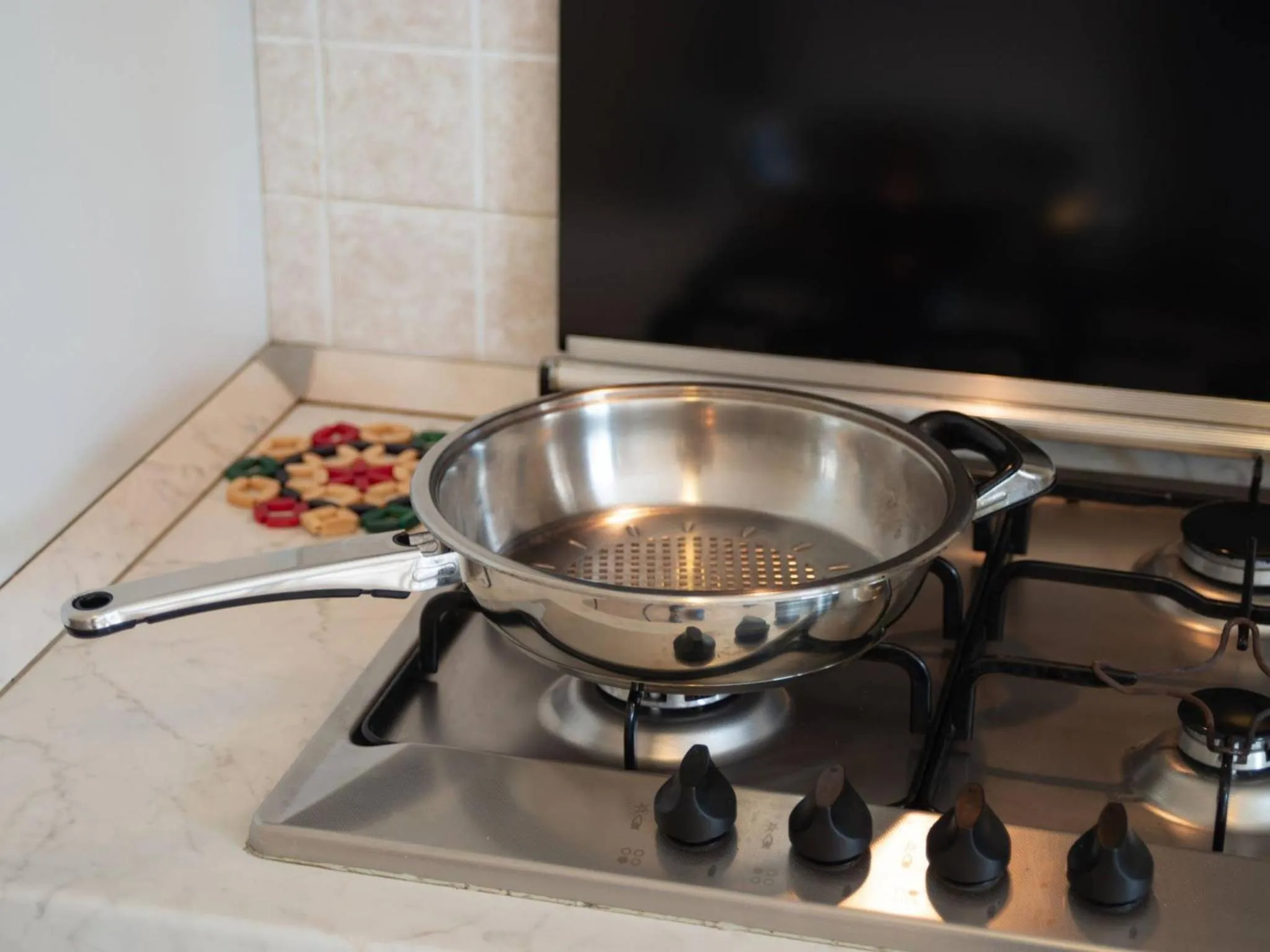 kitchen in Bright Apartment asia Near The Beach In Otranto