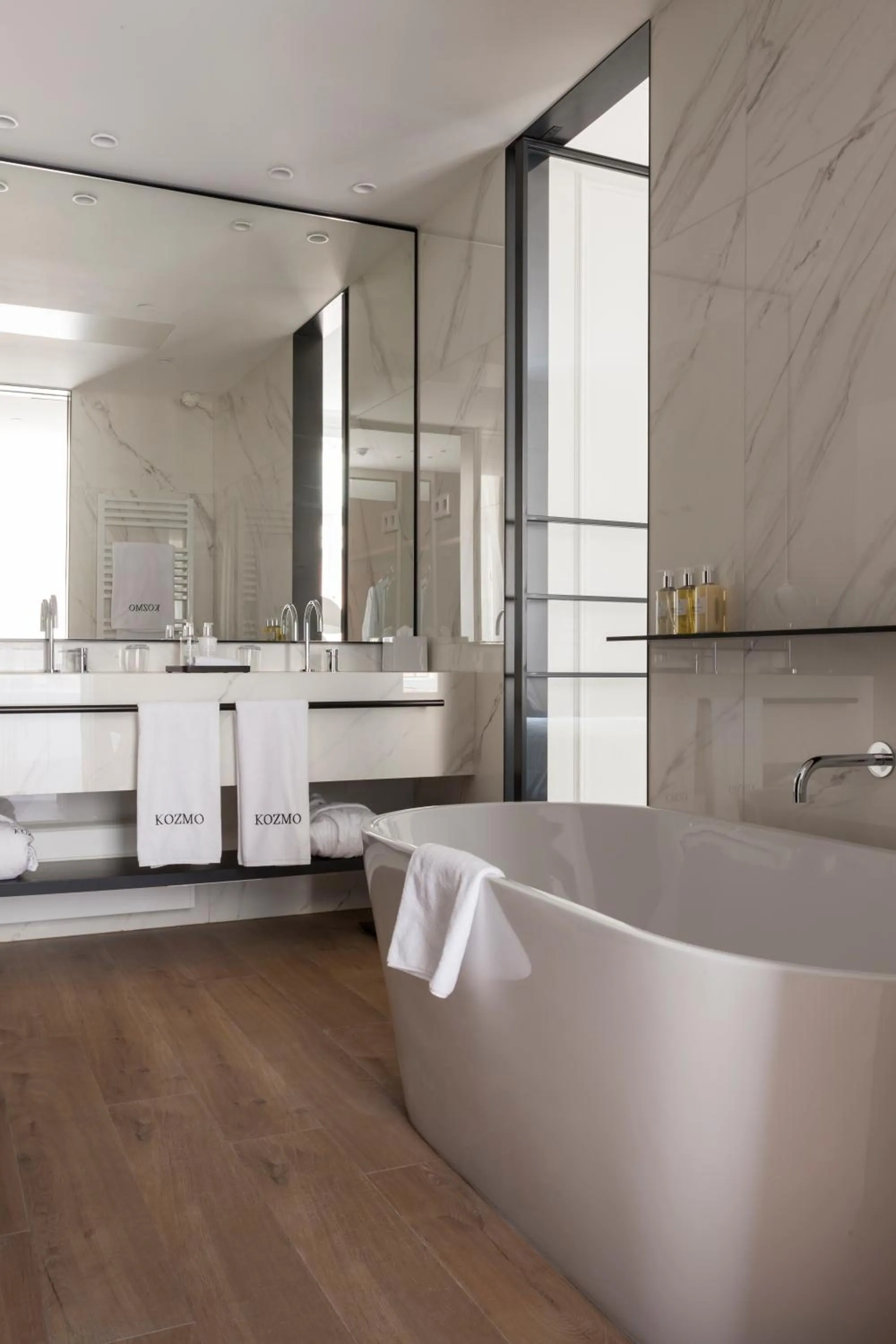 Bathroom in Kozmo Hotel Suites & Spa - Small Luxury Hotels of the World