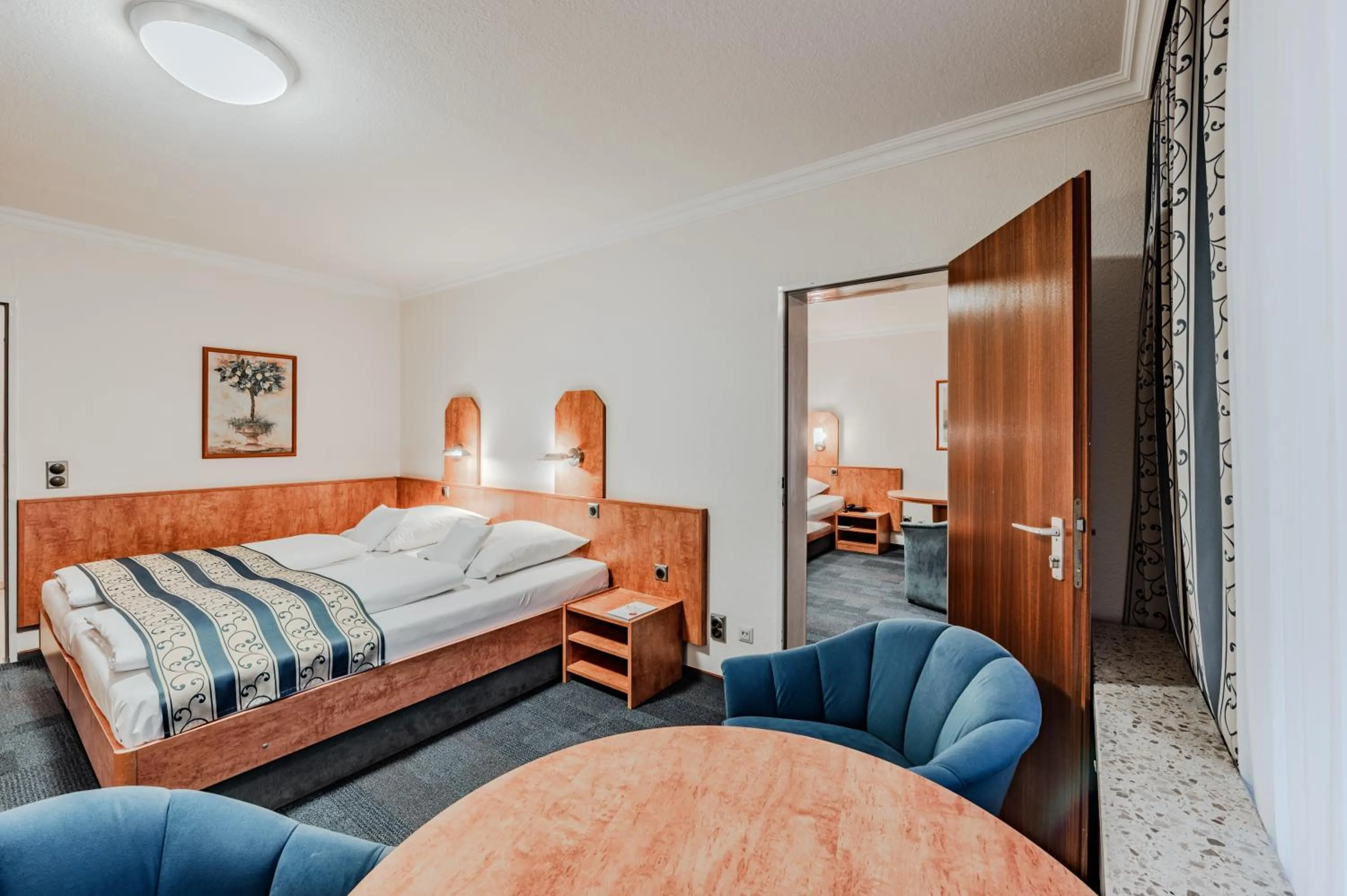 Bed in Apartment-Hotel Hamburg Mitte