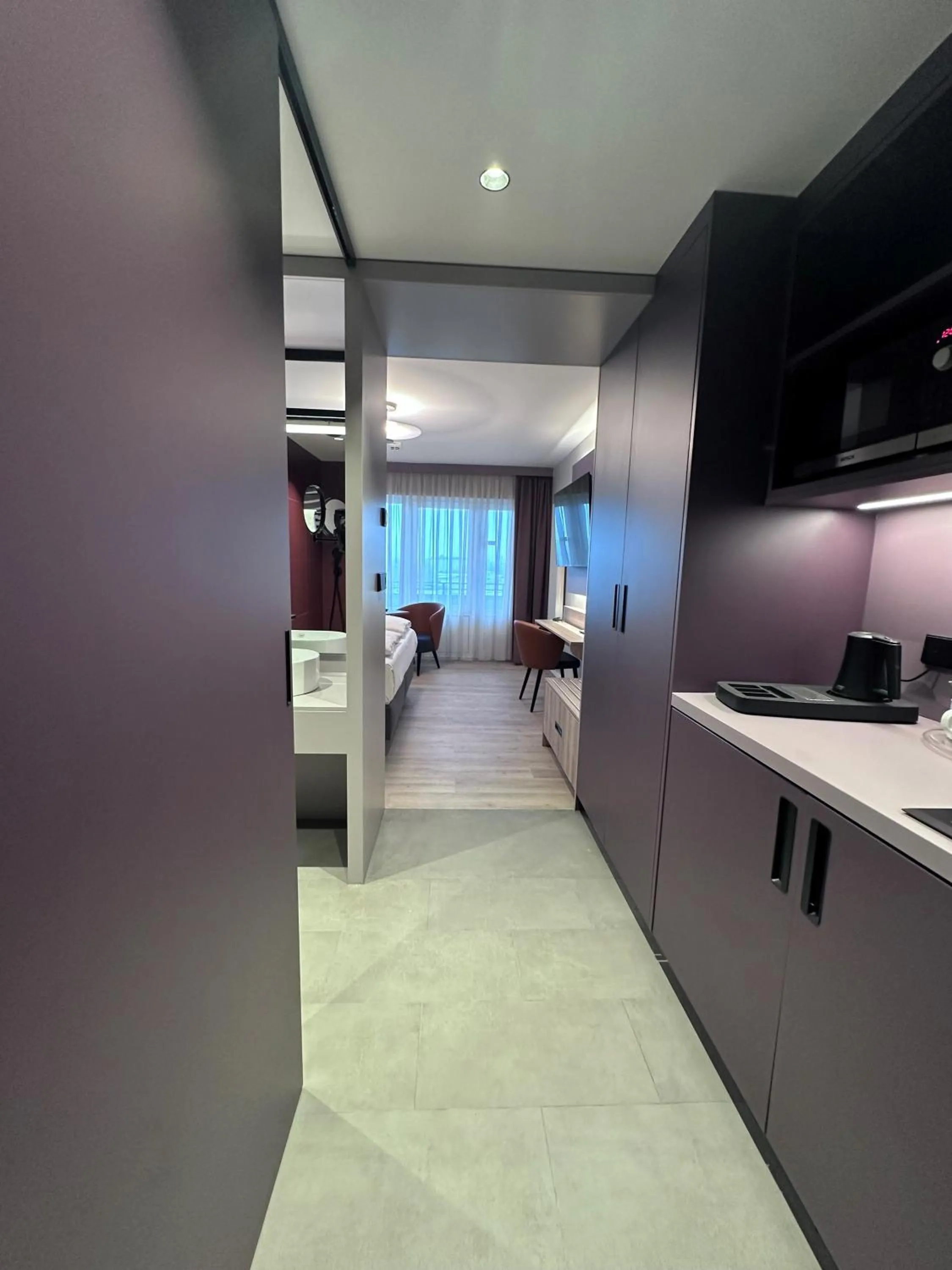 stove in Apartment-Hotel Hamburg Mitte