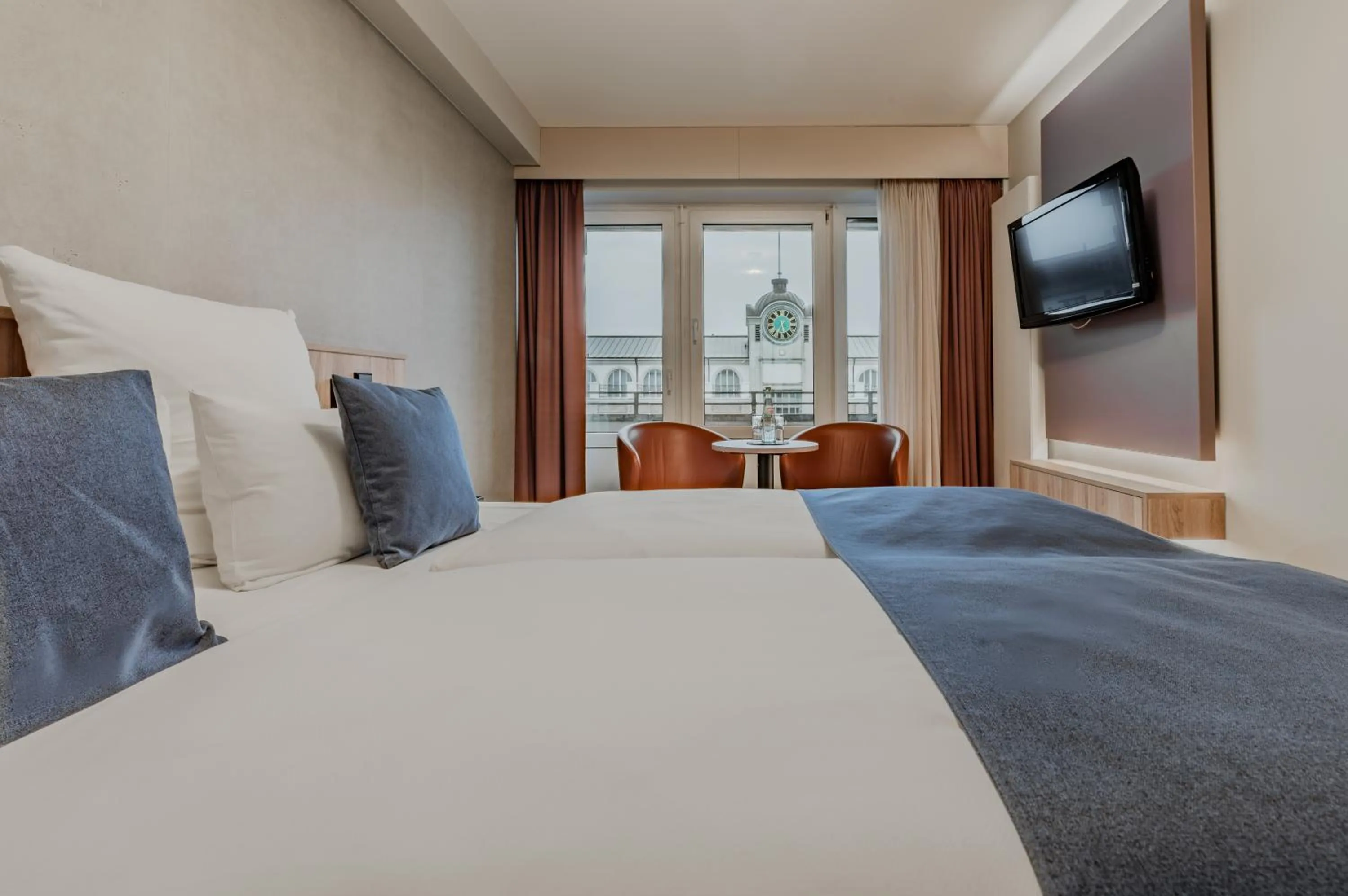 Bed in Apartment-Hotel Hamburg Mitte