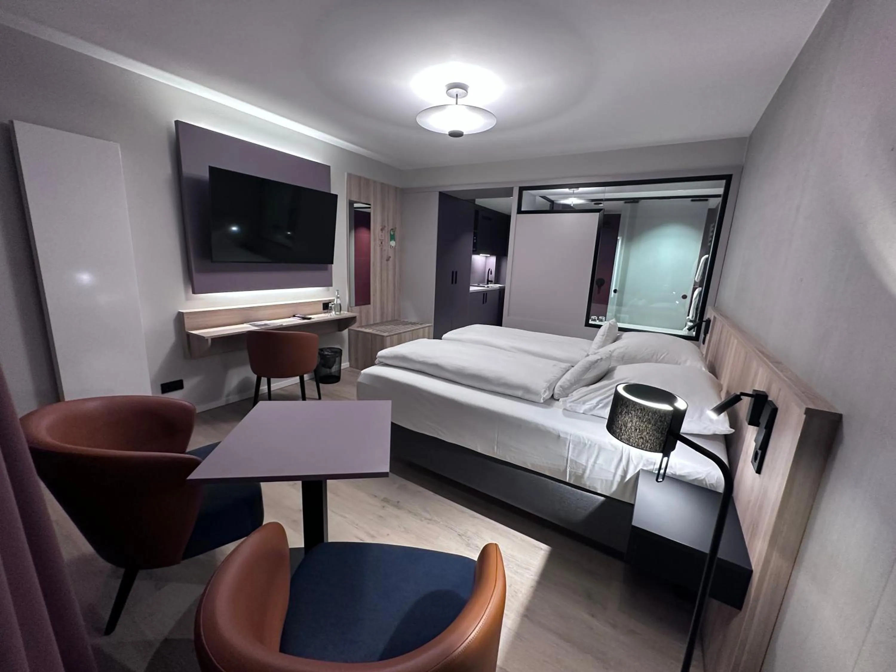 Bed in Apartment-Hotel Hamburg Mitte