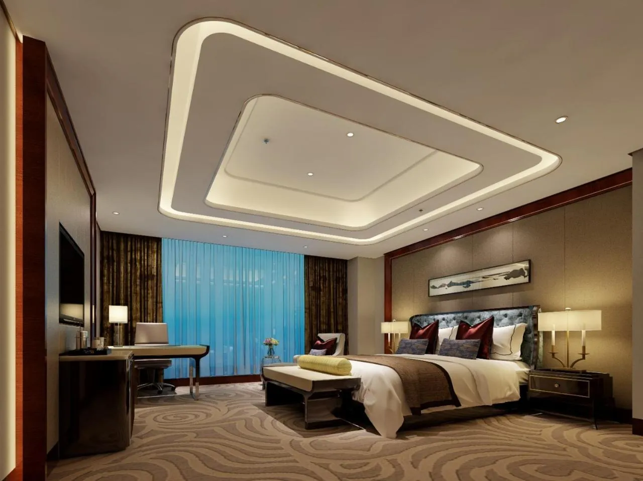 Bed in Narcissus Al Hamra Hotel Jeddah