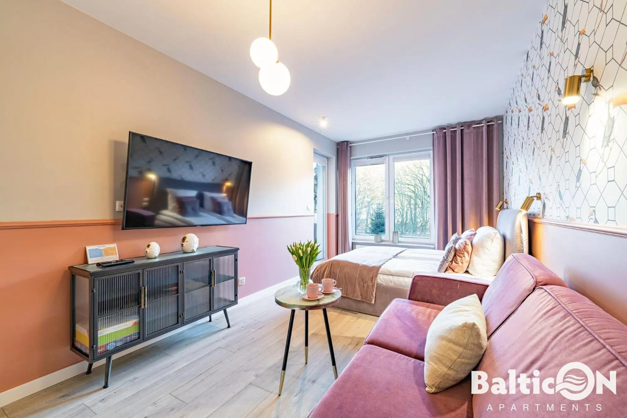 Bed in Apartamenty BalticON Nadmorskie Tarasy