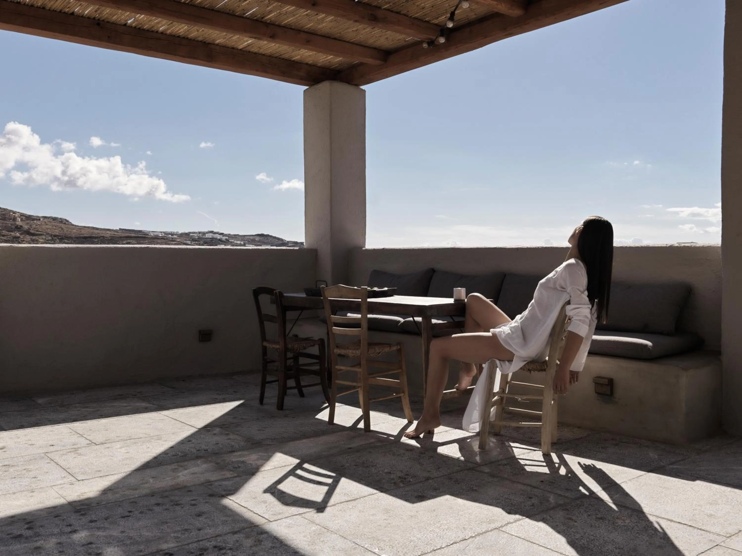 Balcony/Terrace in Nomad Mykonos - Small Luxury Hotels of the World