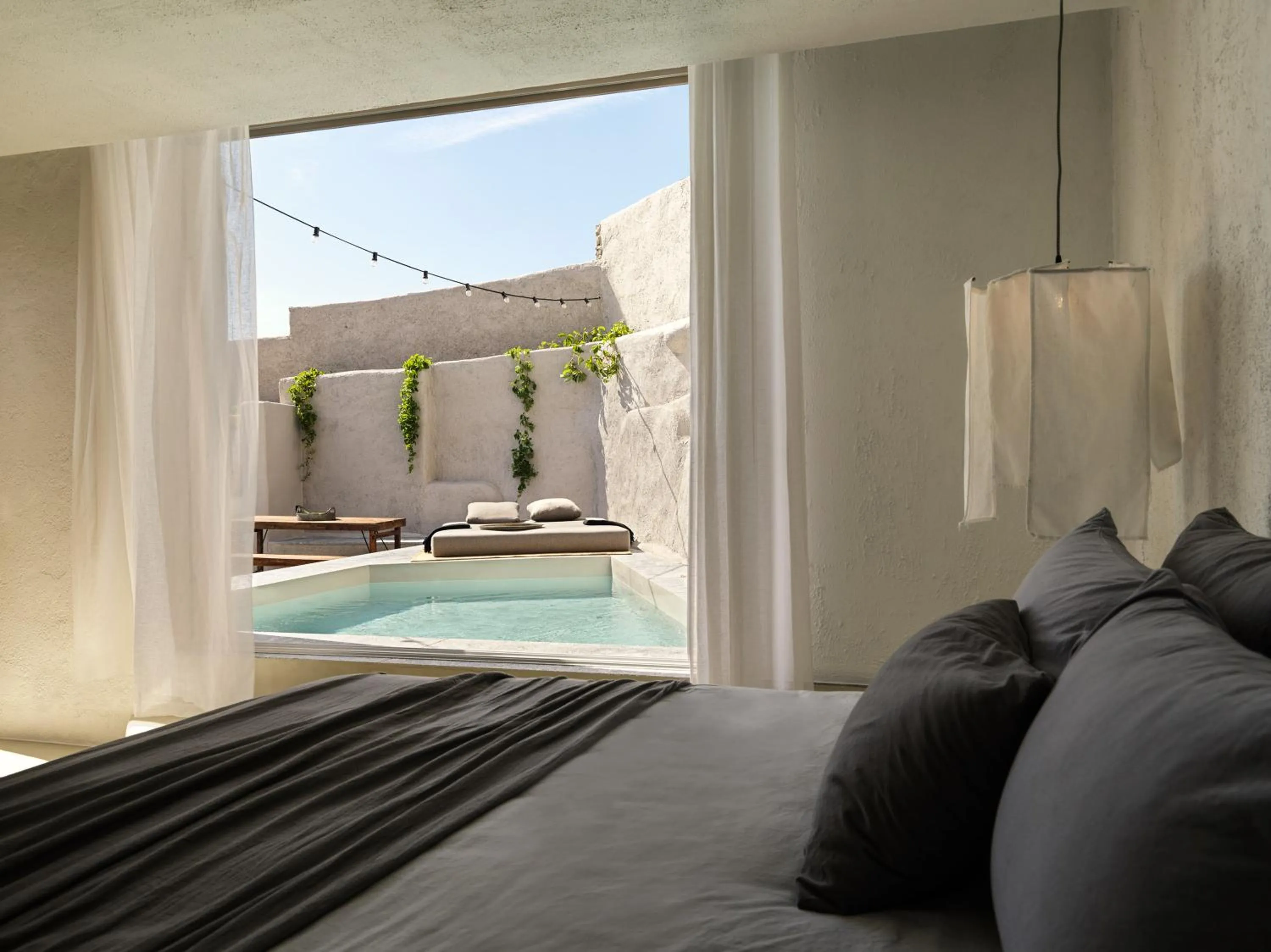 Bedroom in Nomad Mykonos - Small Luxury Hotels of the World