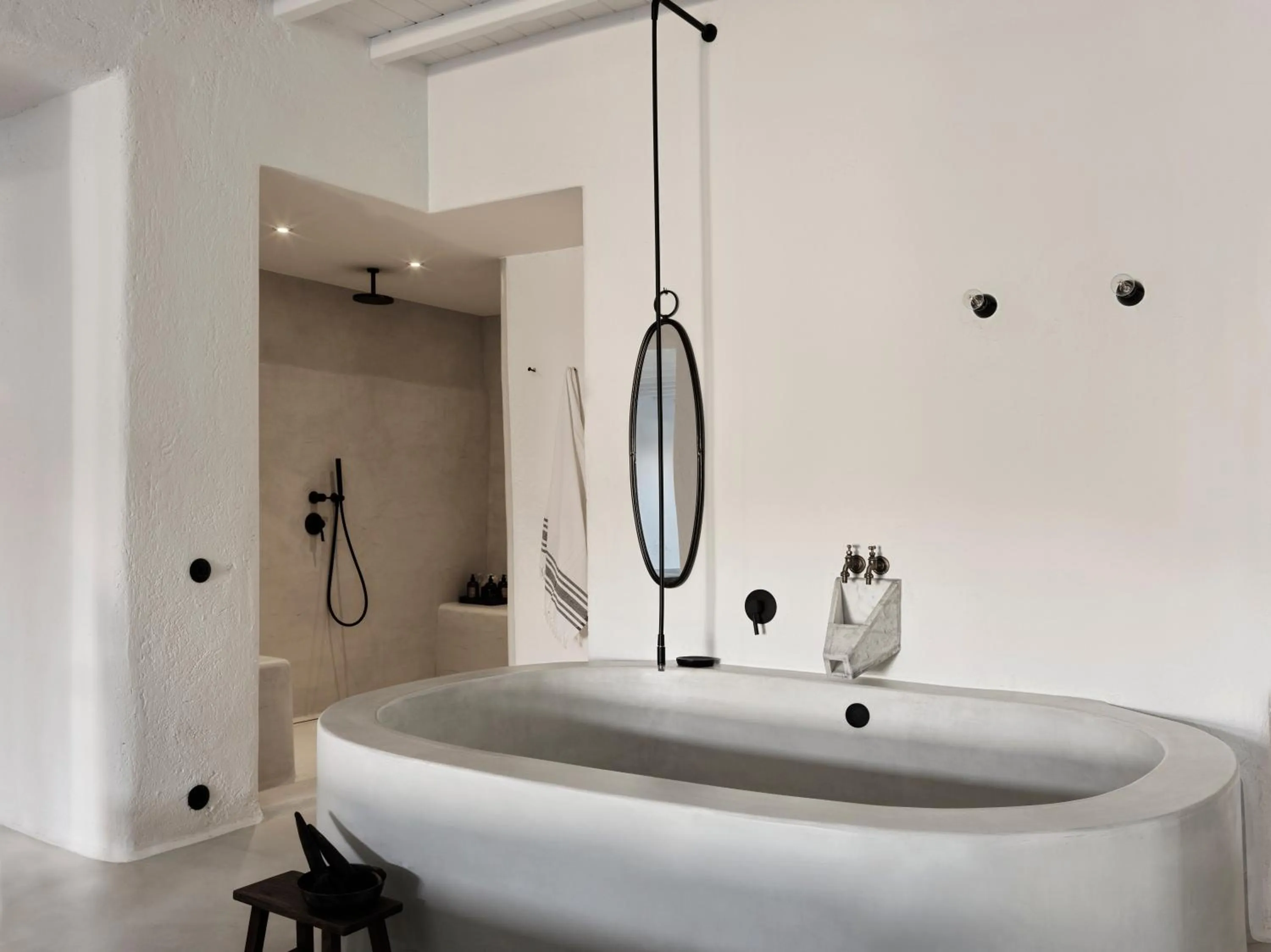 Bath in Nomad Mykonos - Small Luxury Hotels of the World