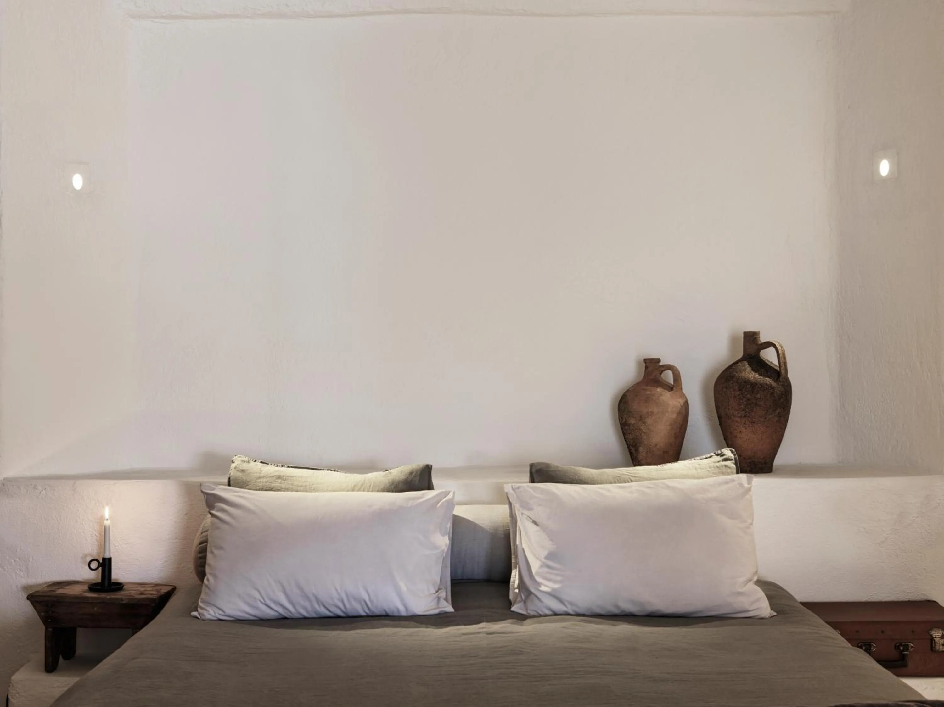 Bedroom, Bed in Nomad Mykonos - Small Luxury Hotels of the World