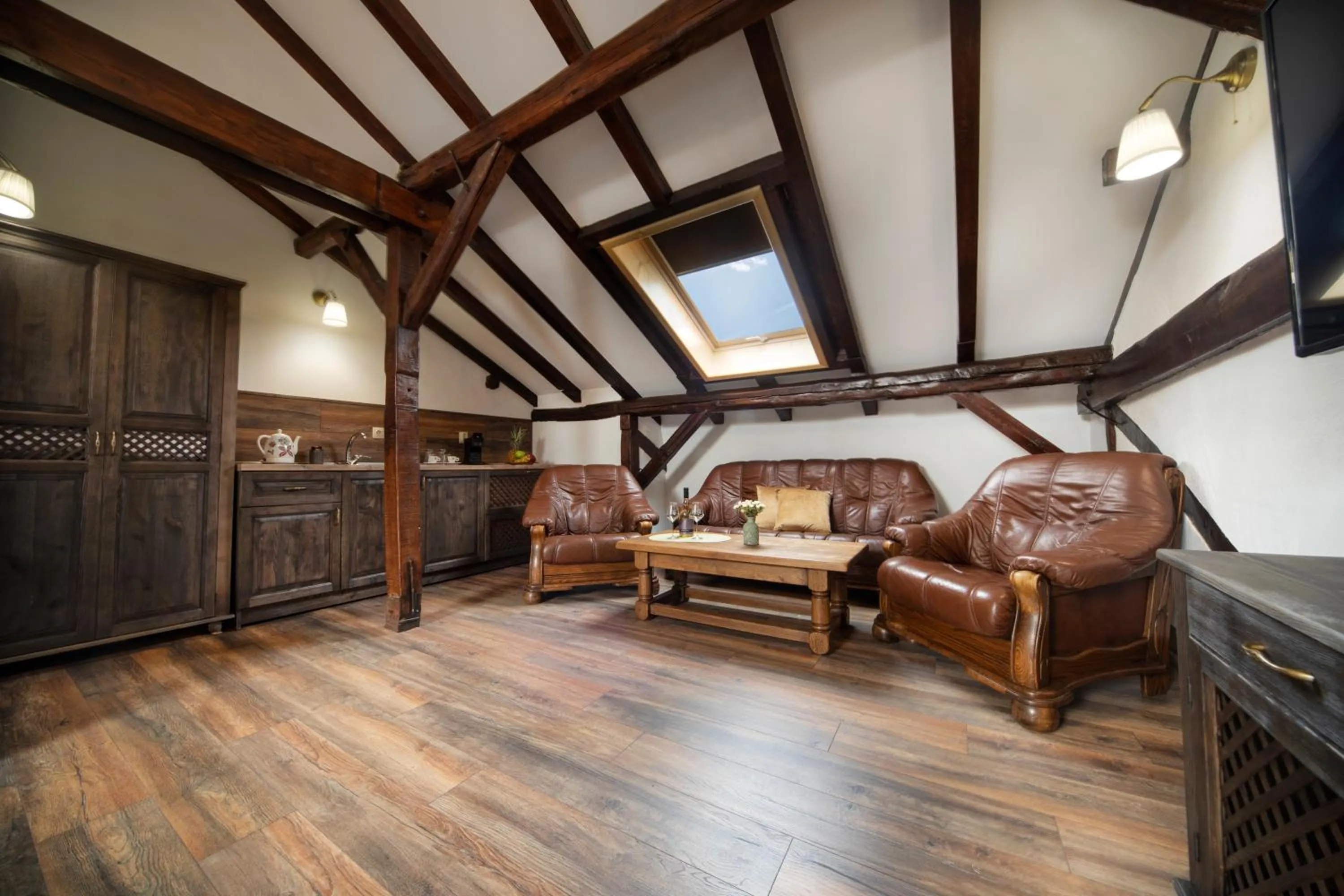 TV and multimedia in Hotel Antique - free private parking