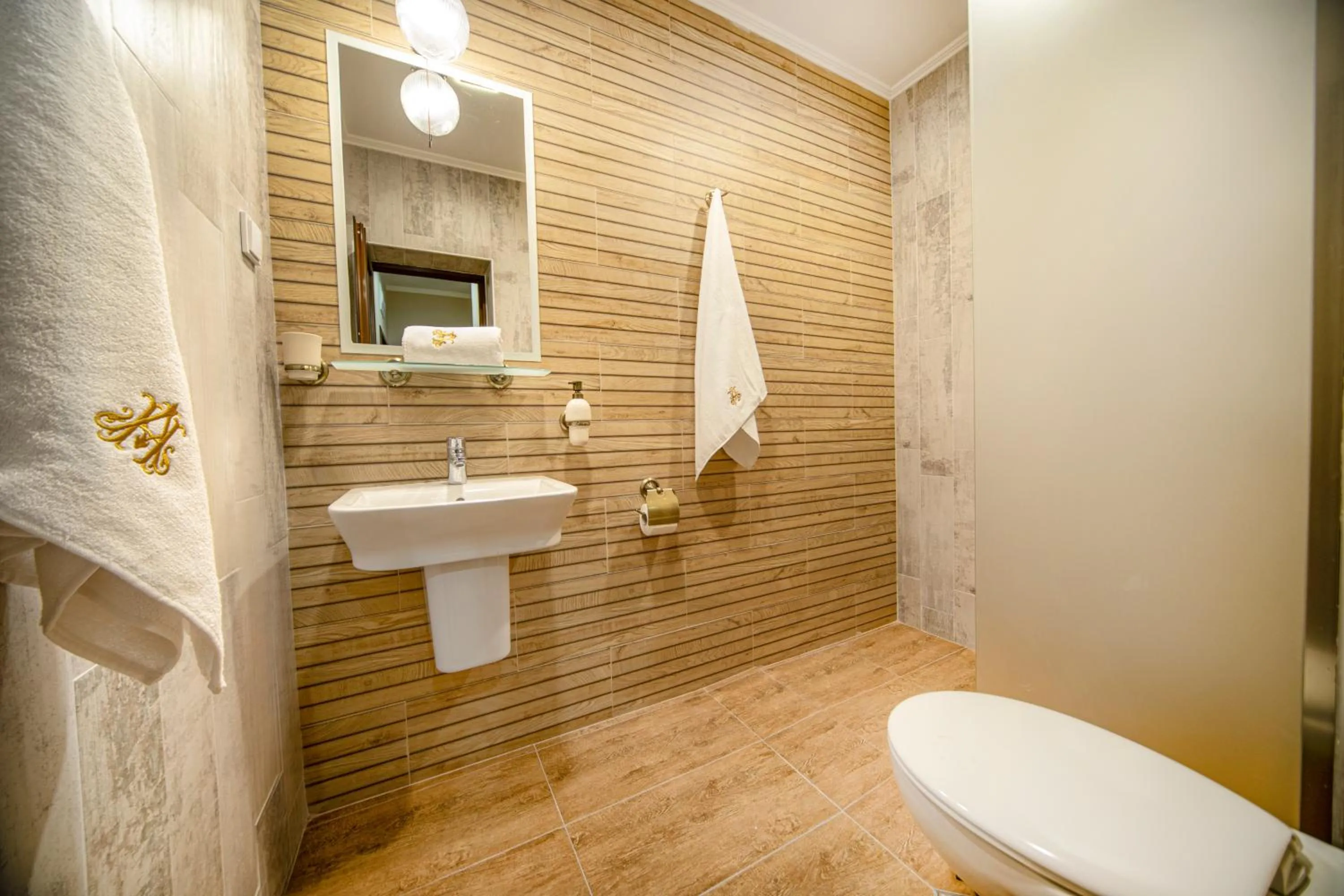 Shower in Hotel Antique - free private parking