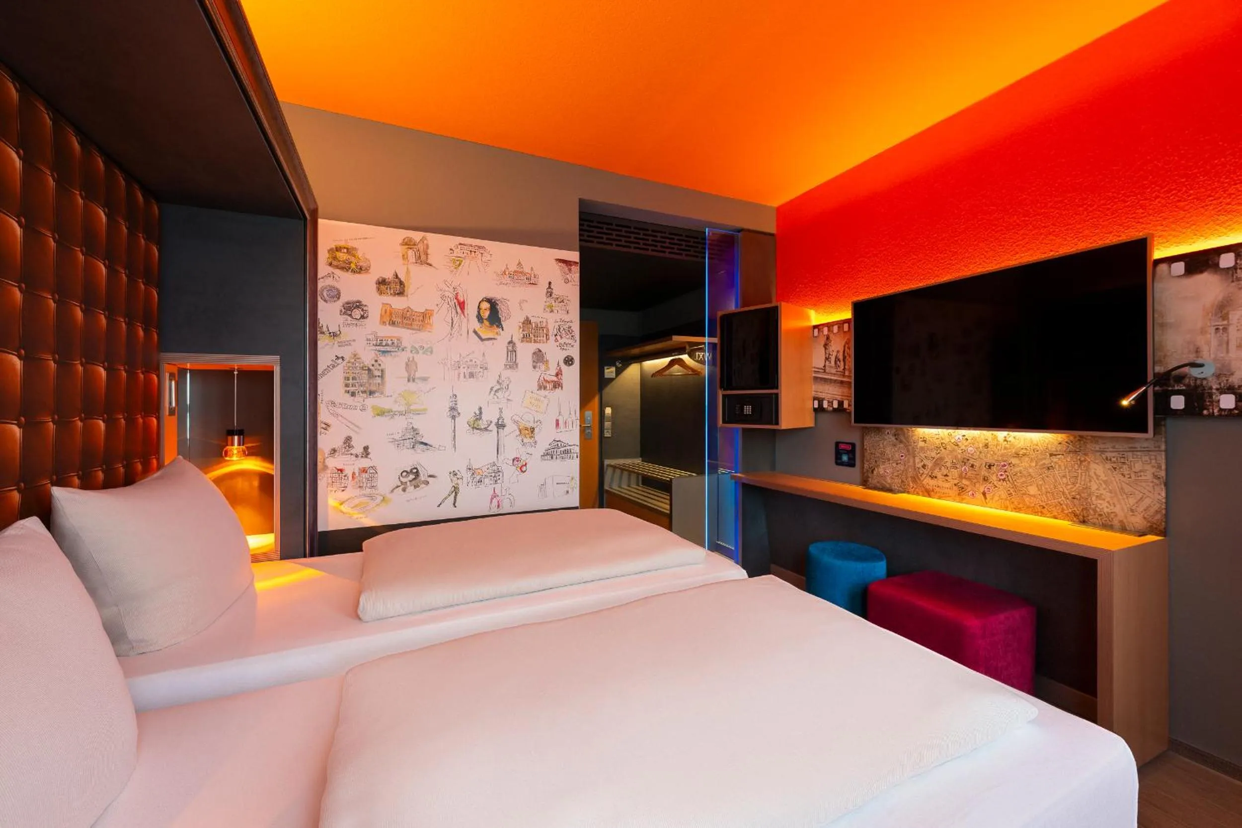 Bed in Designhotel + CongressCentrum Wienecke XI.