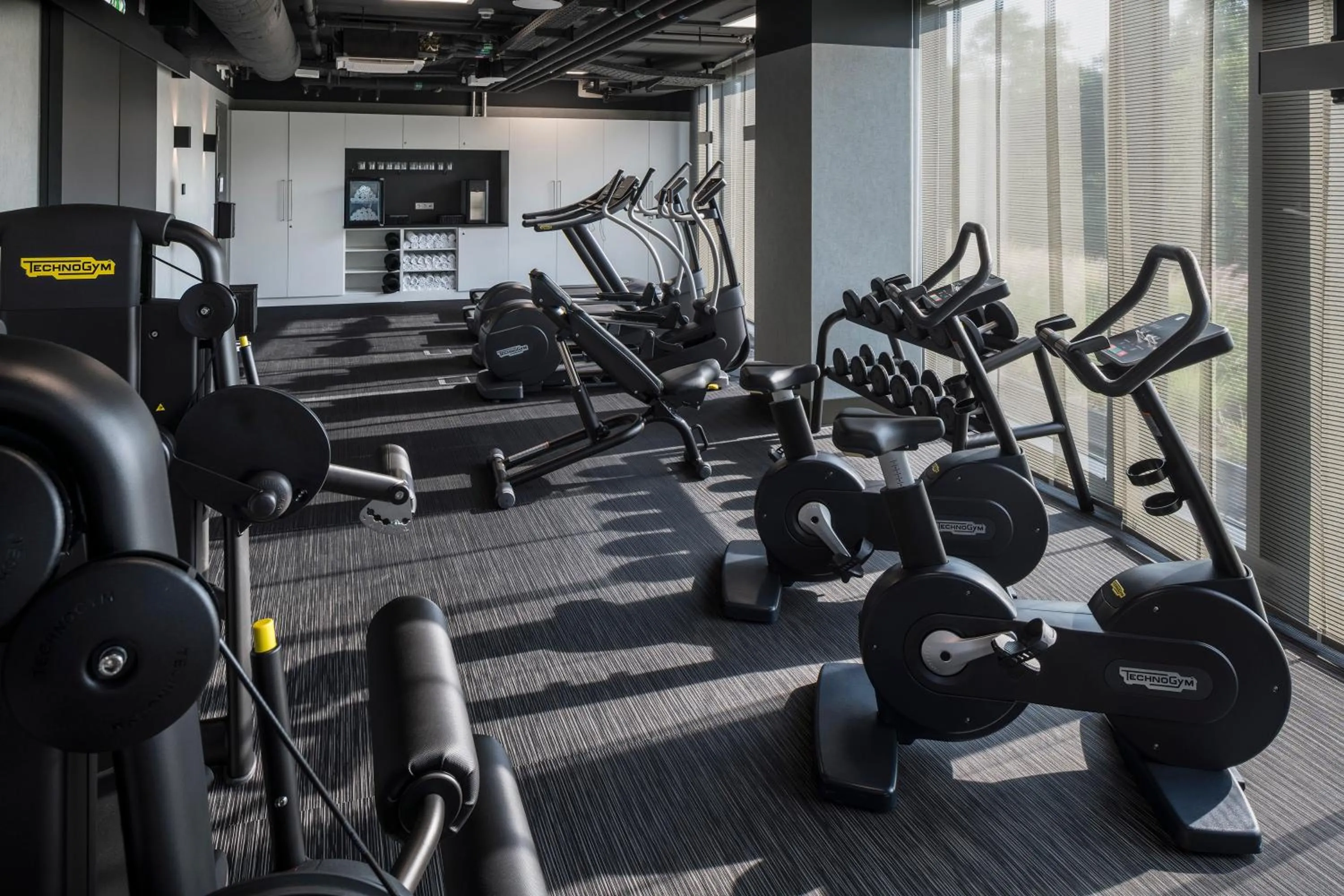 Fitness centre/facilities in Meliá Frankfurt City