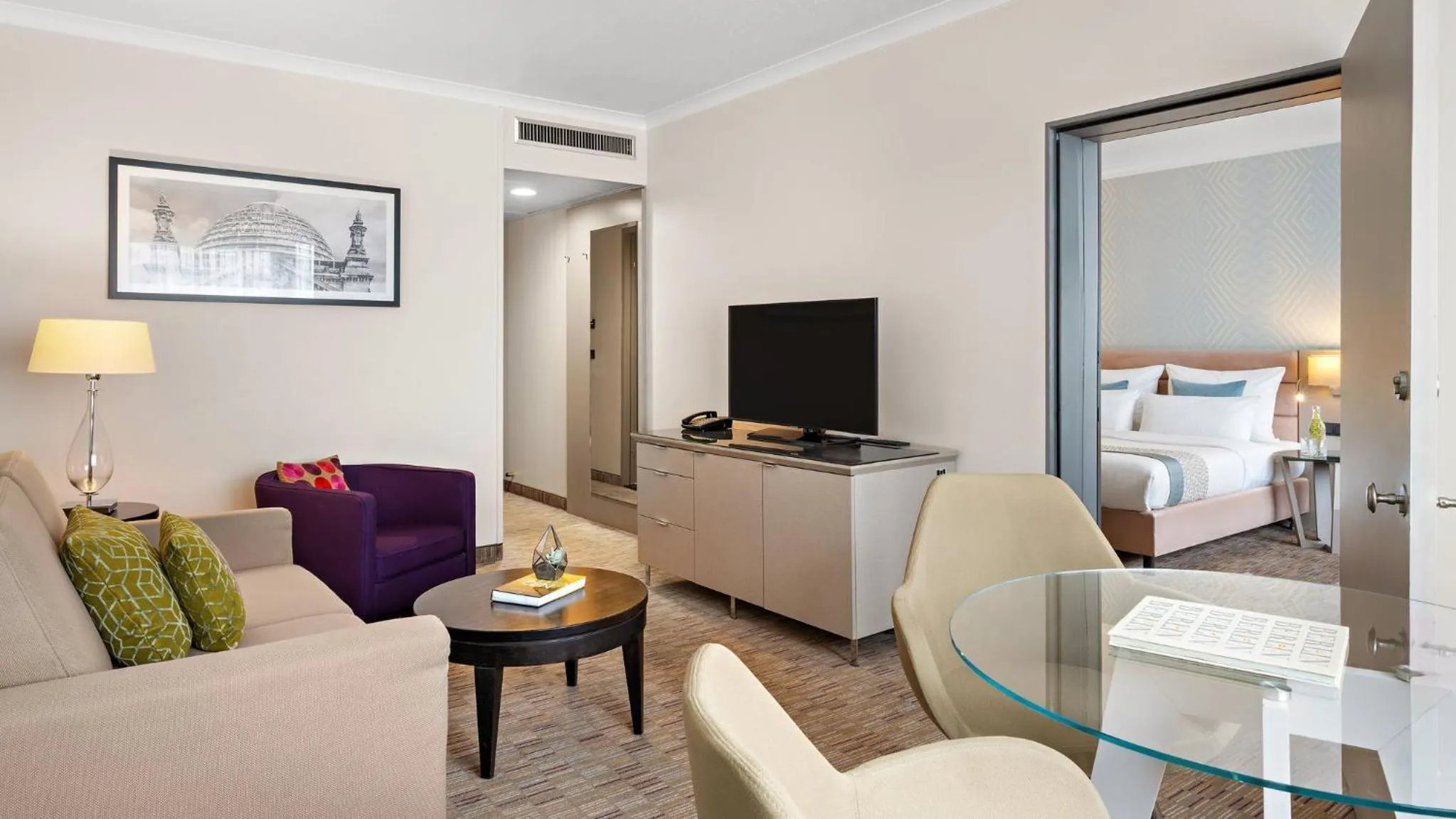 Photo of the whole room, Bed in Crowne Plaza Berlin City Centre Ku'damm by IHG