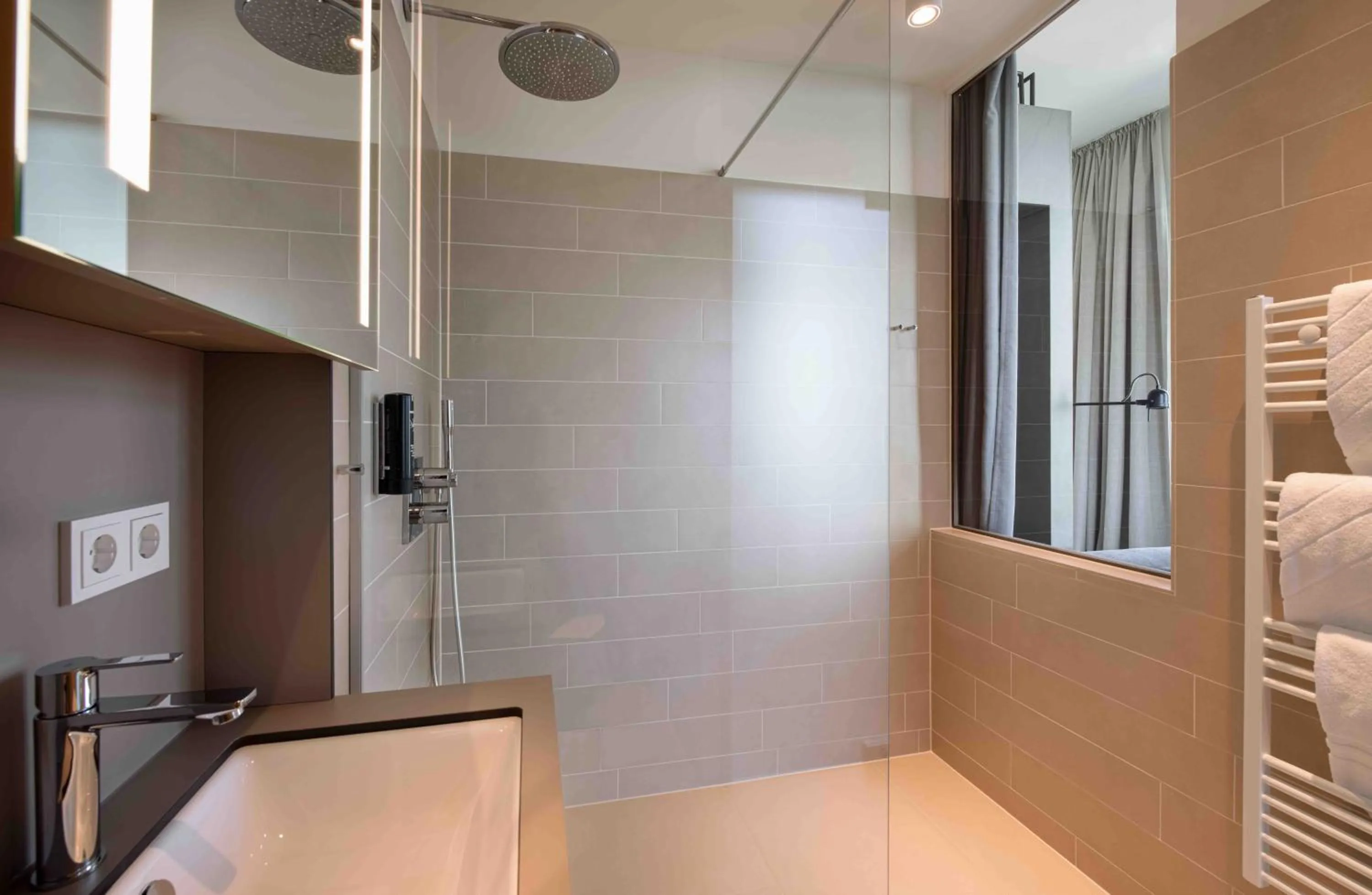 Shower in OBERDECK Studio Apartments - Adults only