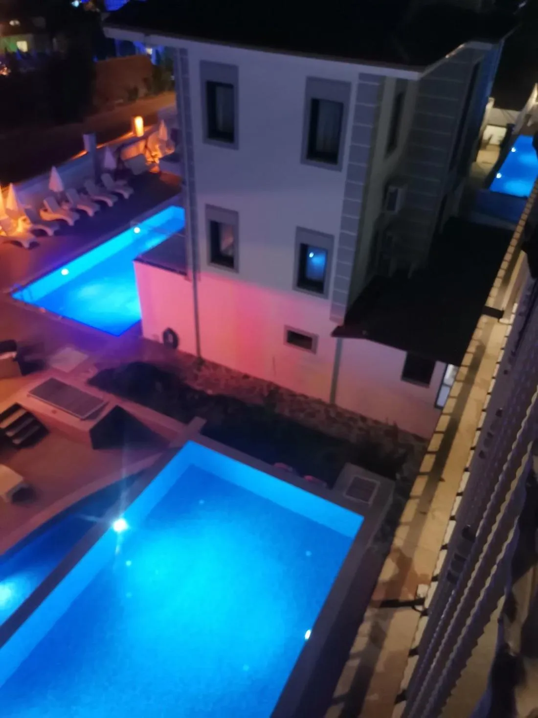 Pool view in The Monastery