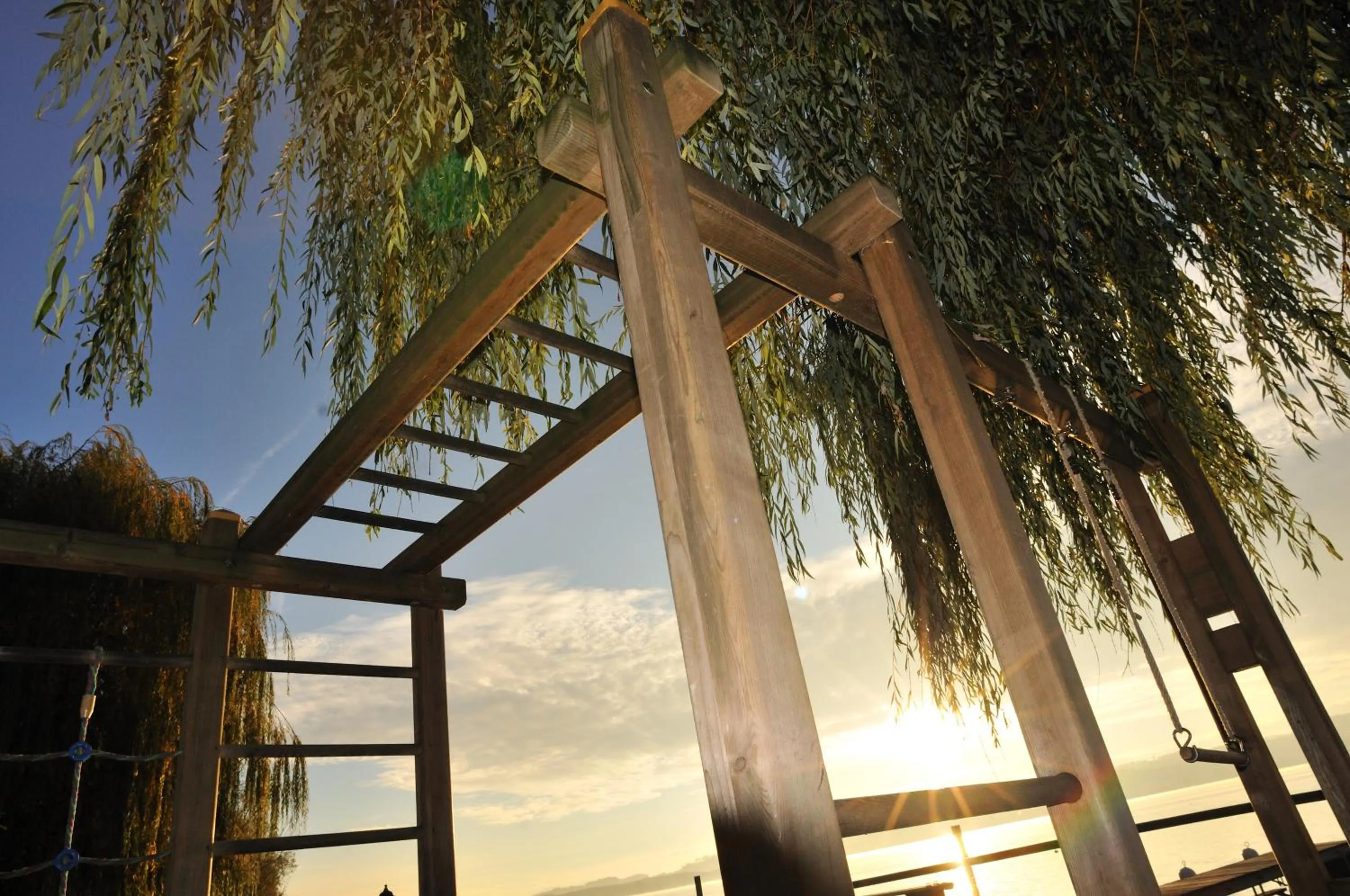 Children play ground in Hôtel Restaurant Cave Bel-Air