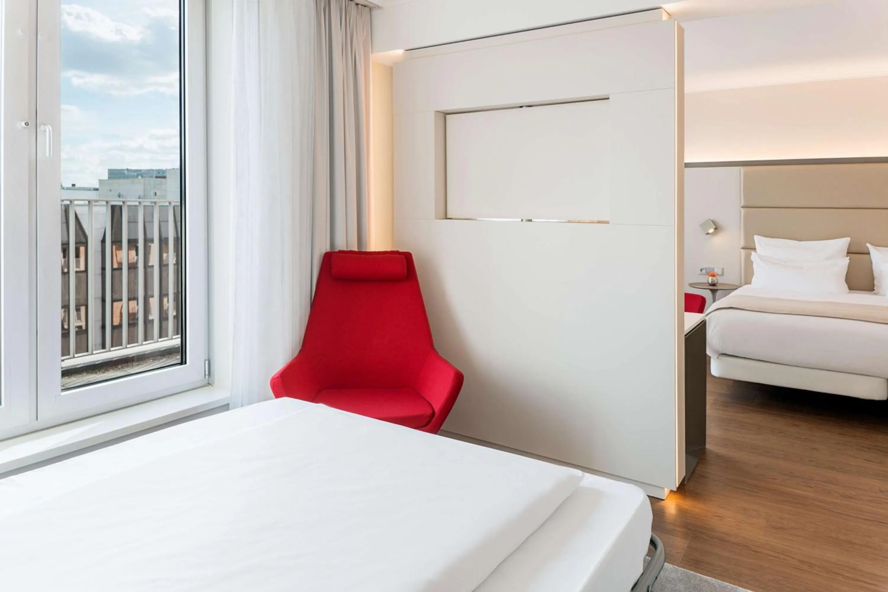 Bedroom, Bed in NH Collection Berlin Mitte am Checkpoint Charlie