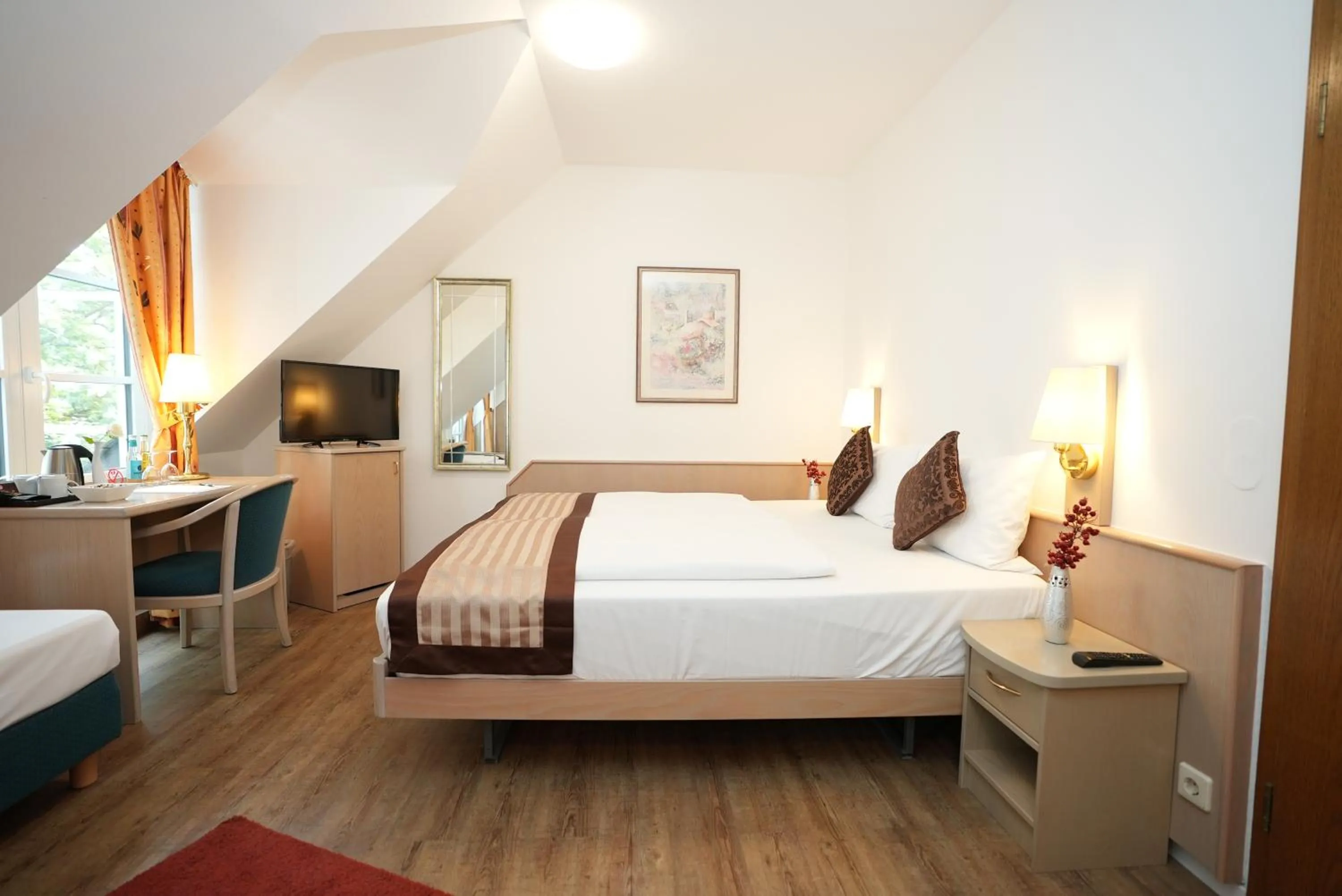 Bed in UNO Hotel Posthof Saarlouis