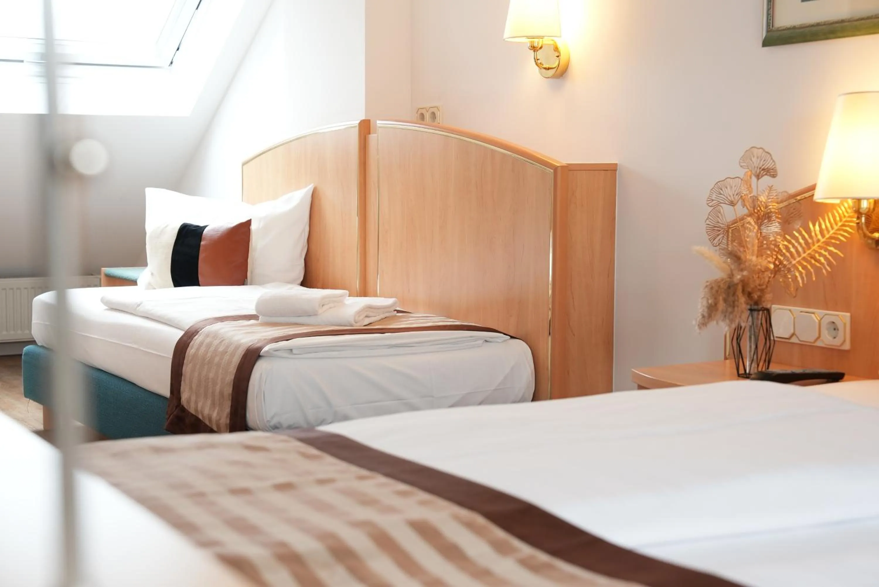 Bed in UNO Hotel Posthof Saarlouis