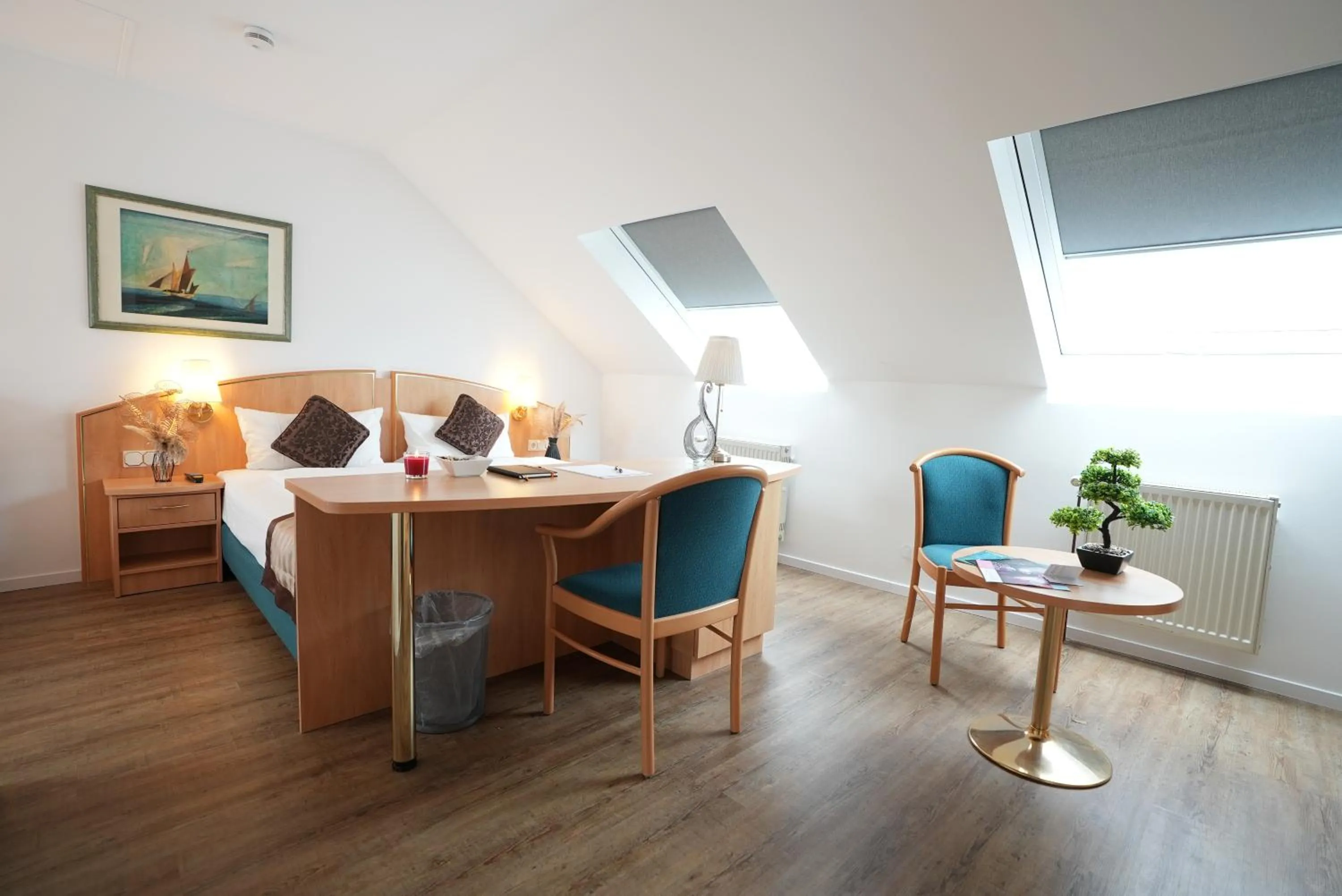 Bed in UNO Hotel Posthof Saarlouis