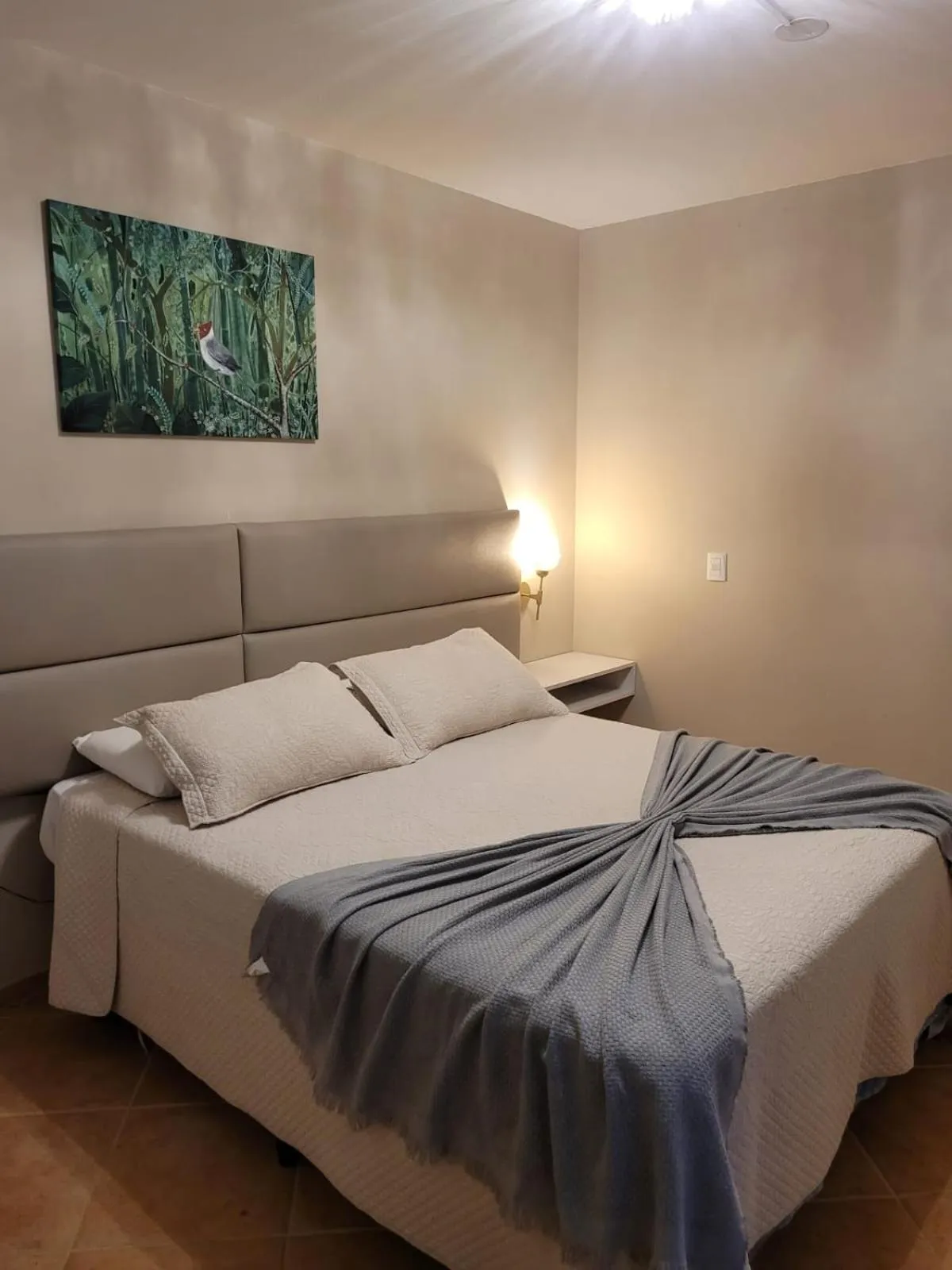 Bed in Hotel Cozumel Sierra